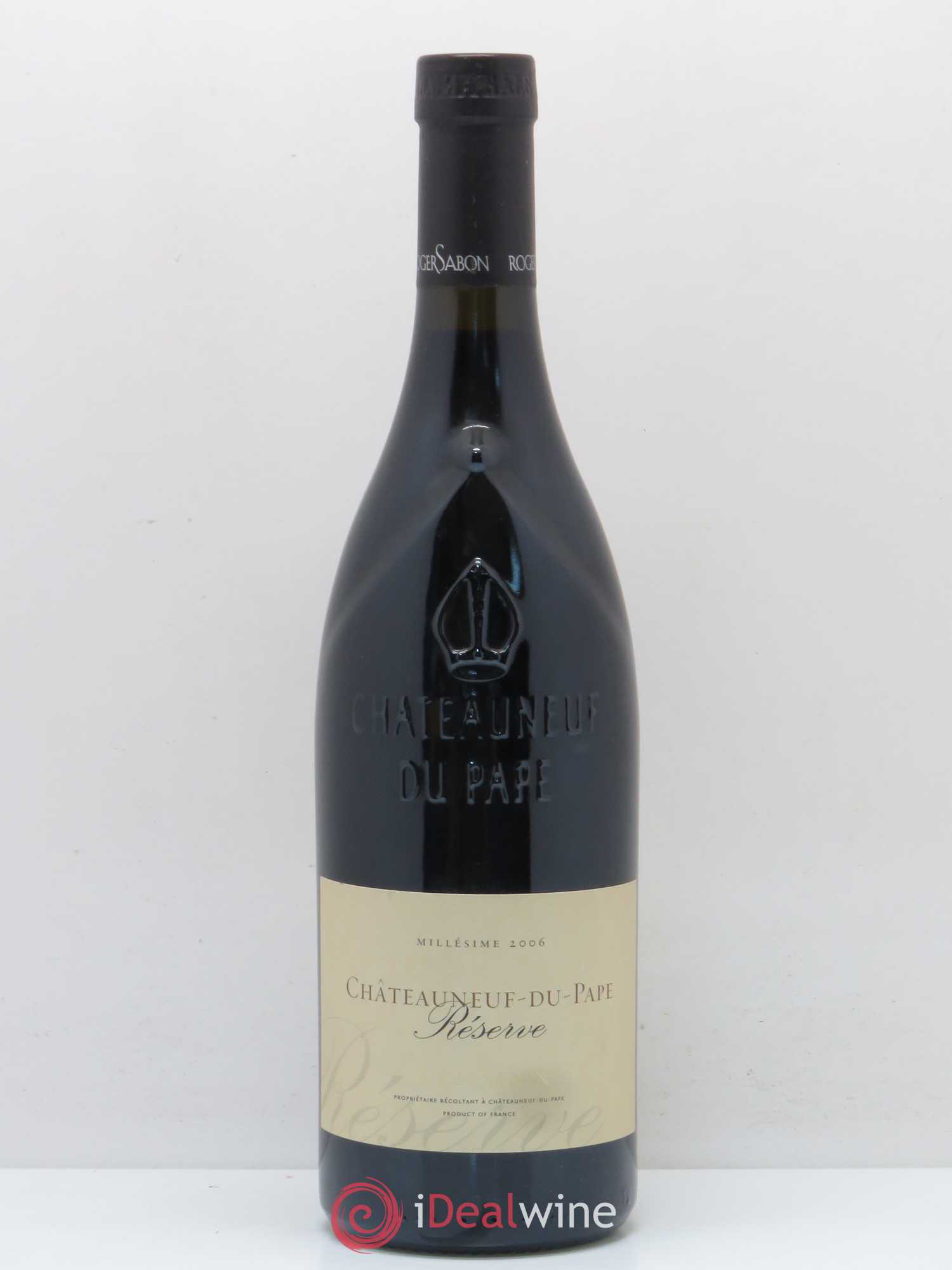 Châteauneuf-du-Pape Reserve Roger Sabon 2006 - Lot de 1 bouteille - 0