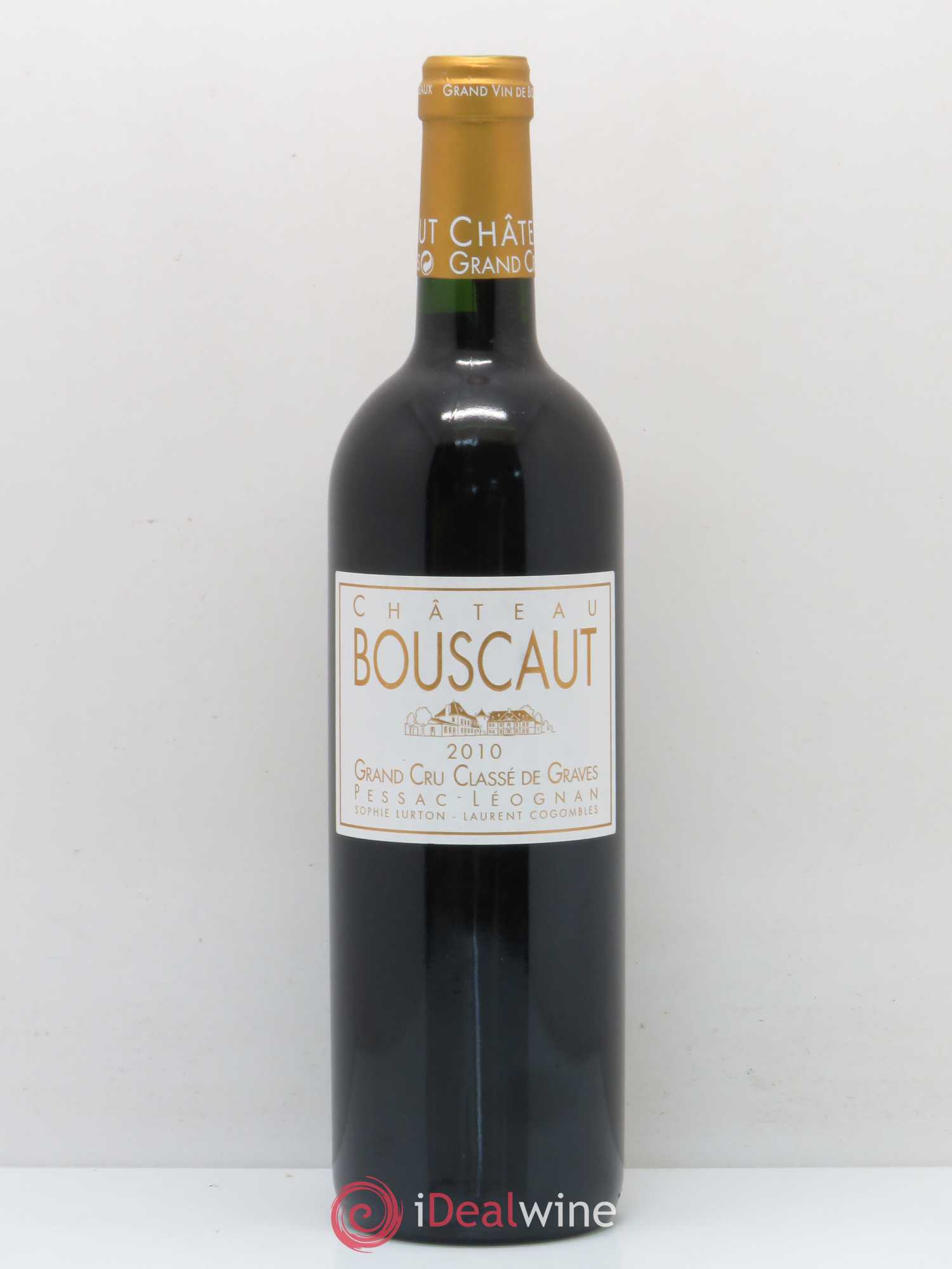 Château Bouscaut Cru Classé de Graves 2010 - Lot de 1 bouteille - 0