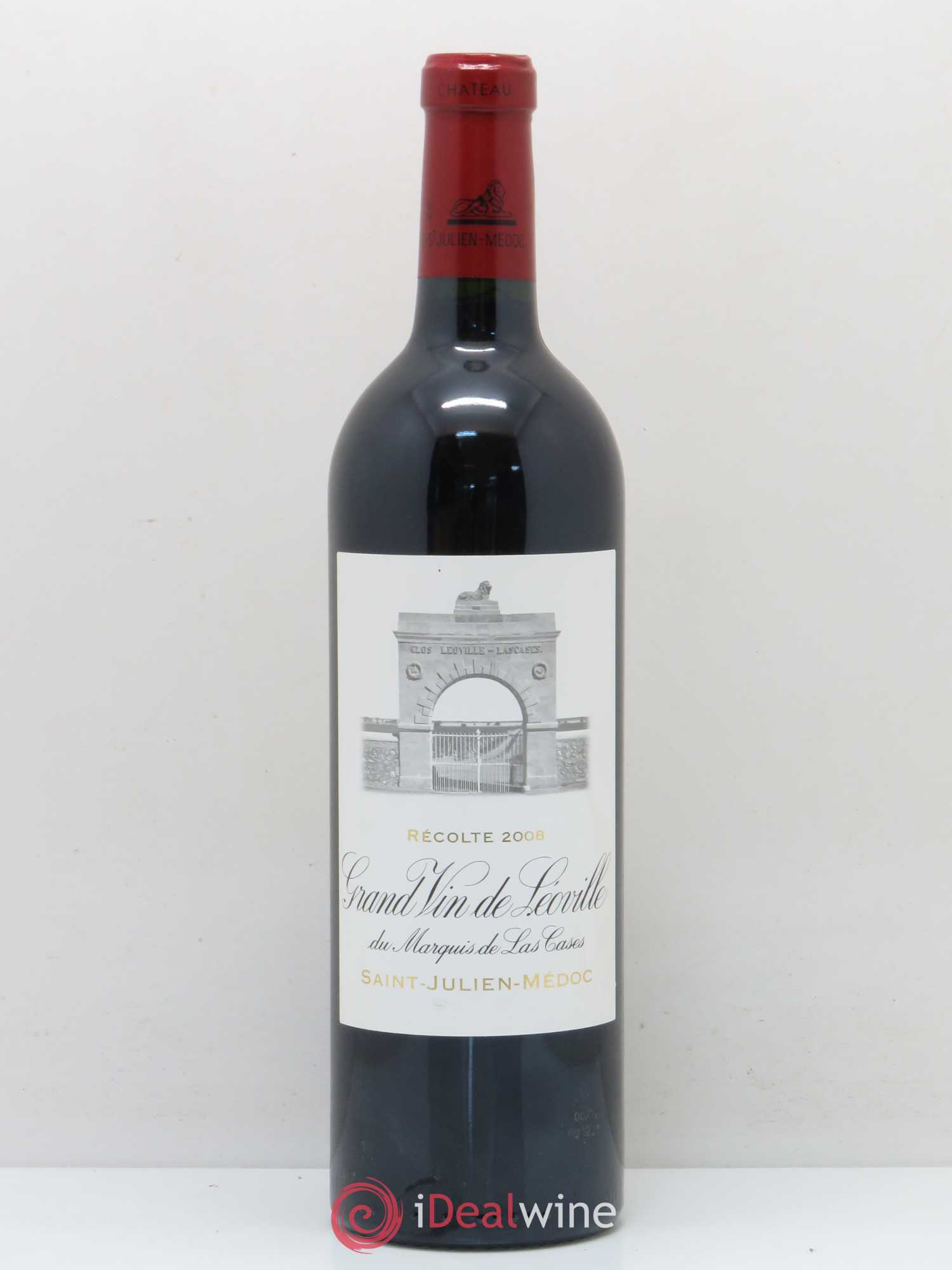 Château Léoville Las Cases 2ème Grand Cru Classé 2008 - Lot de 1 bouteille - 0