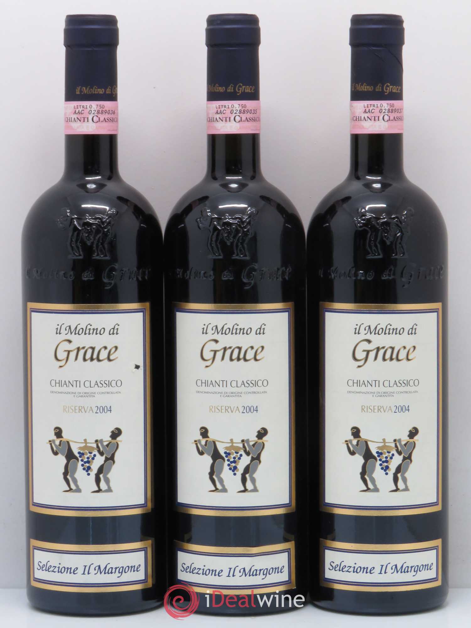 Chianti Classico DOCG Riserva il Molino di Grace Selezione Il Margone 2004 - Posten von 3 Flaschen - 0