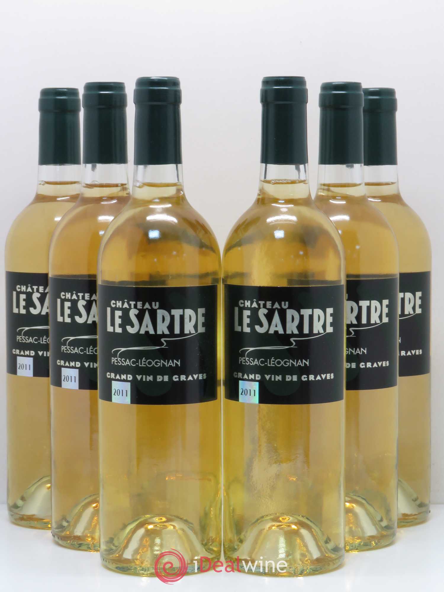 Château le Sartre (sans prix de réserve) 2011 - Lot de 6 bouteilles - 0