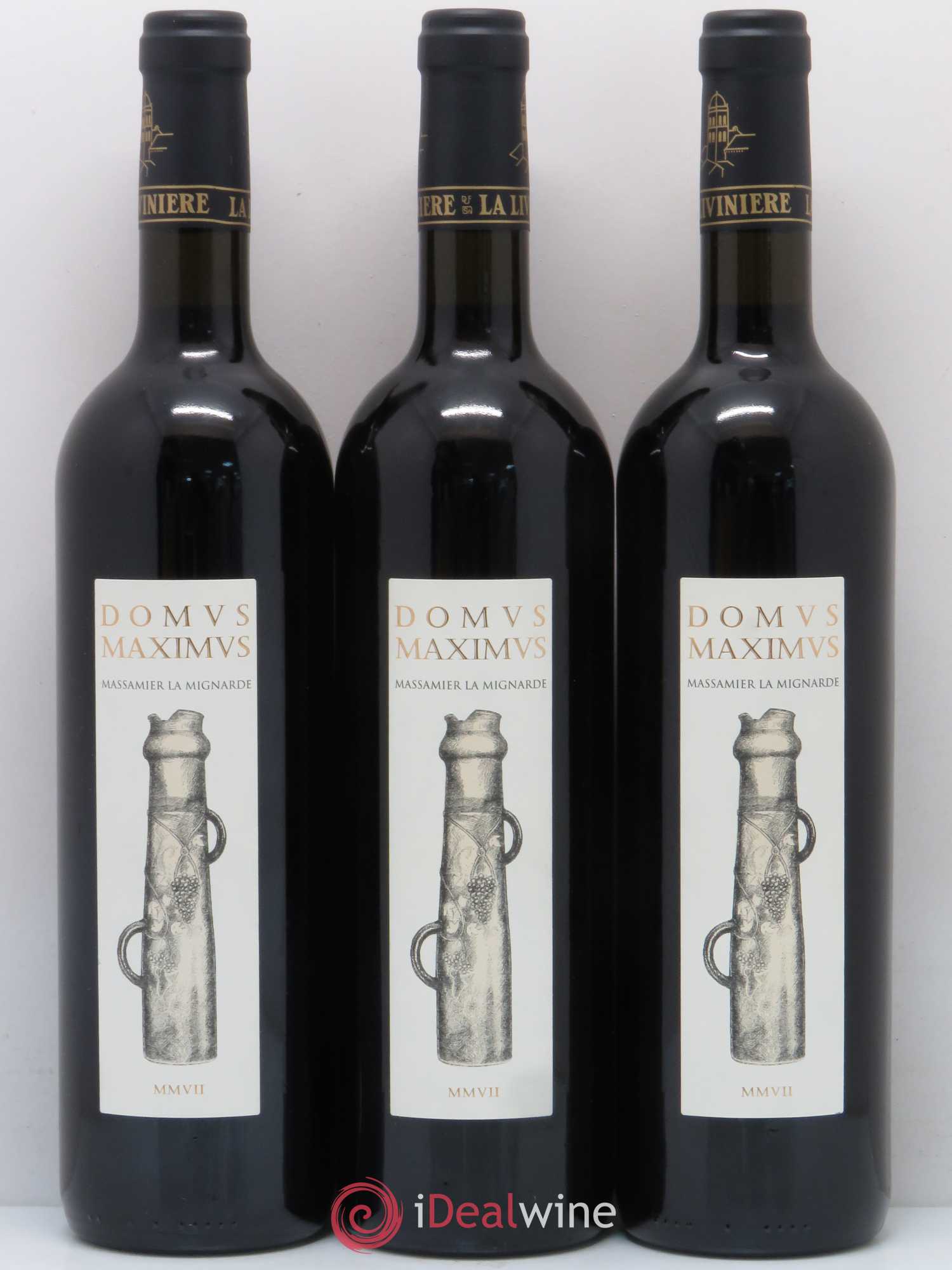 Minervois La Liviniere Massamiere La Mignarde Dominus Maximus 2007 - Posten von 3 Flaschen - 0