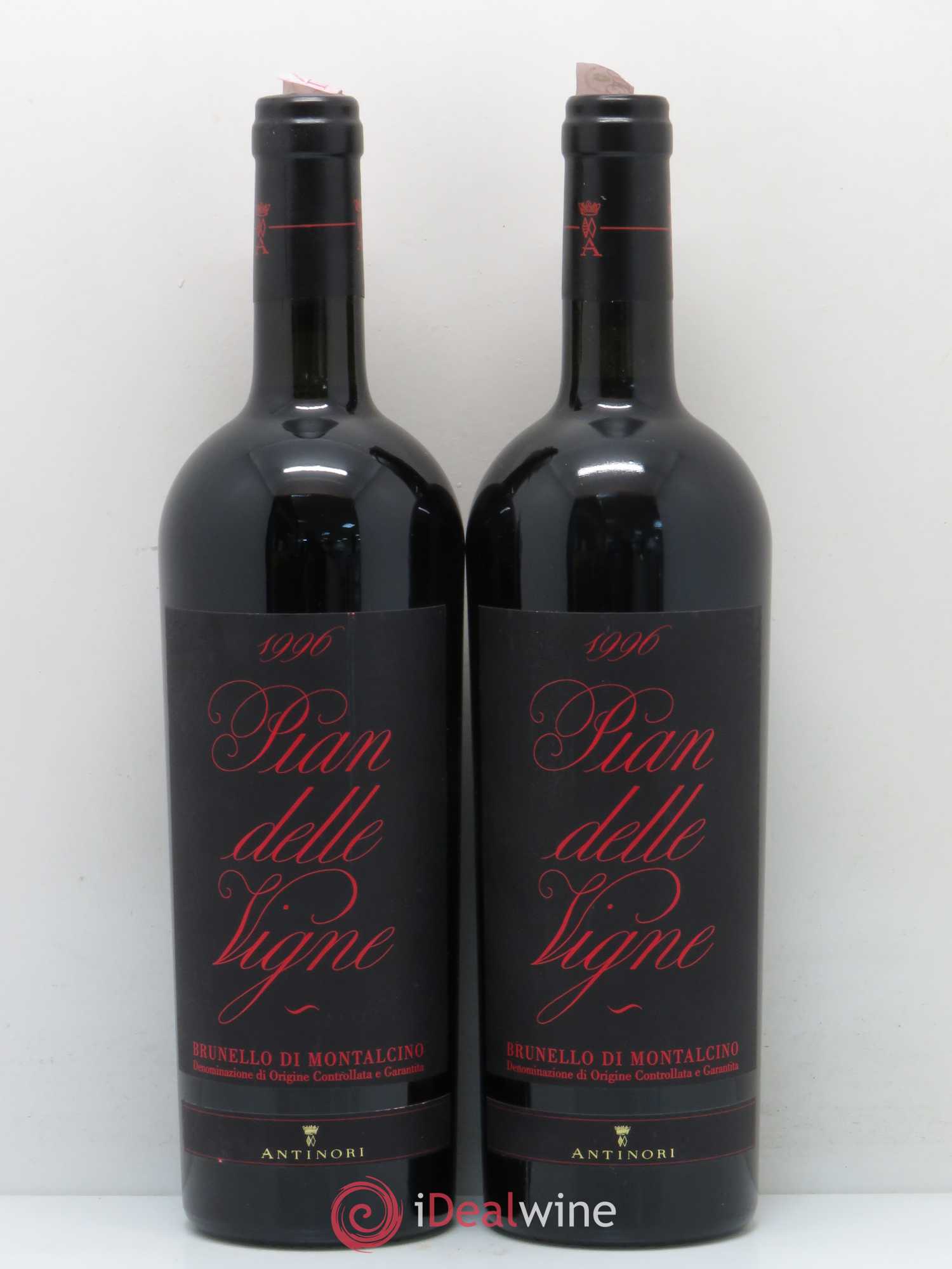 Brunello di Montalcino Antinori Pian delle Vigne 1996 - Lotto di 2 bottiglie - 0
