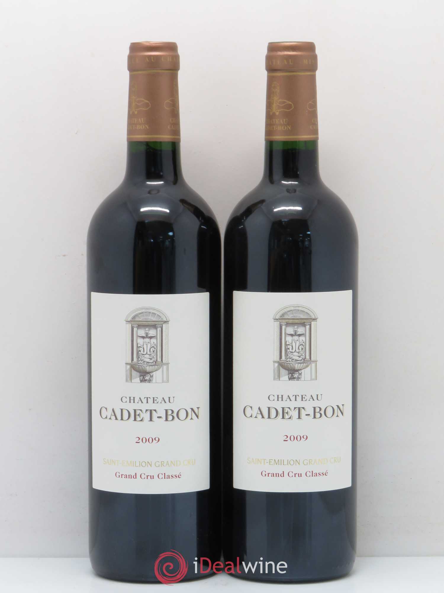 Château Cadet Bon Grand Cru Classé 2009 - Lot de 2 bouteilles - 0