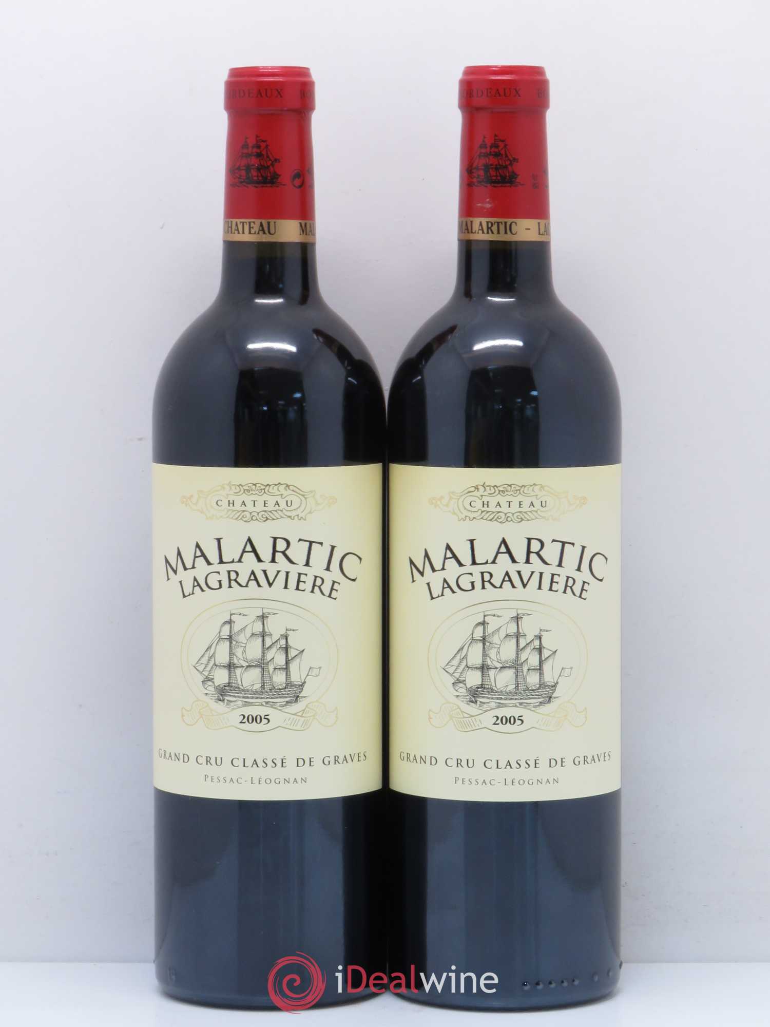 Château Malartic-Lagravière Cru Classé de Graves 2005 - Lot de 2 bouteilles - 0