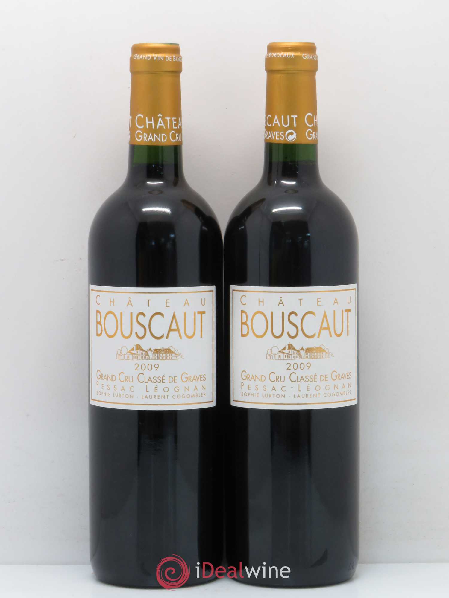 Château Bouscaut Cru Classé de Graves 2009 - Lot de 2 bouteilles - 0