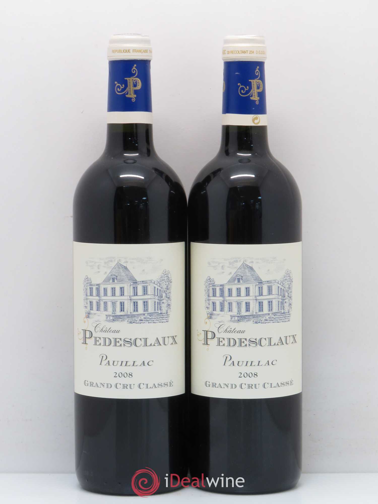 Château Pedesclaux 5ème Grand Cru Classé 2008 - Lot de 2 bouteilles - 0