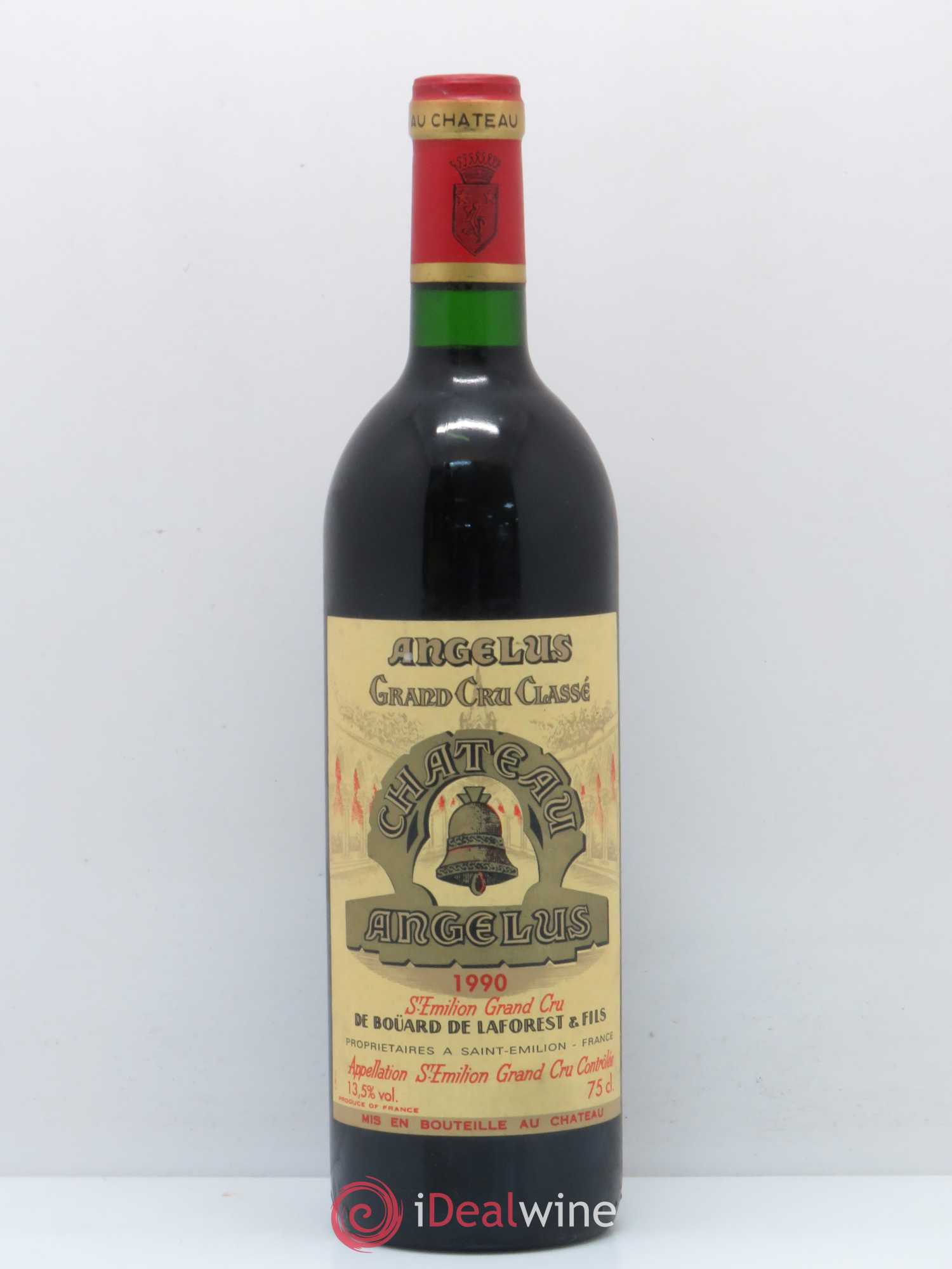 Château Angélus 1er Grand Cru Classé A 1990 - Lot de 1 bouteille - 0