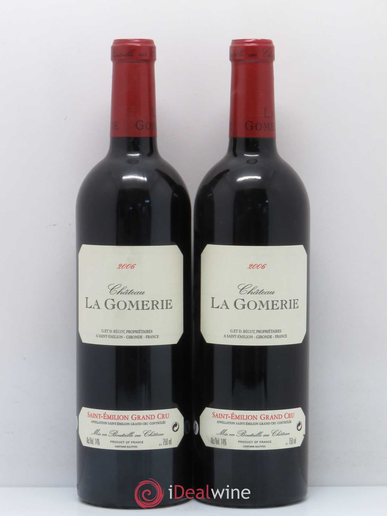 Château La Gomerie 2006 - Lot de 2 bouteilles - 0