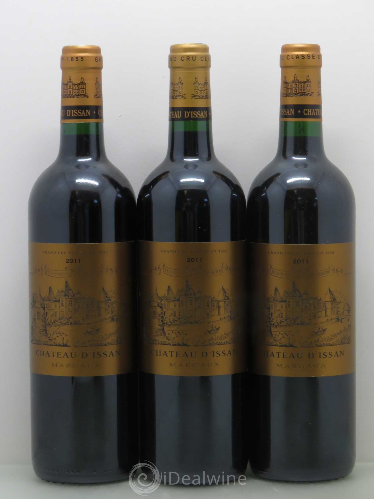 Château d'Issan 3ème Grand Cru Classé 2011 - Lot de 3 bouteilles - 0