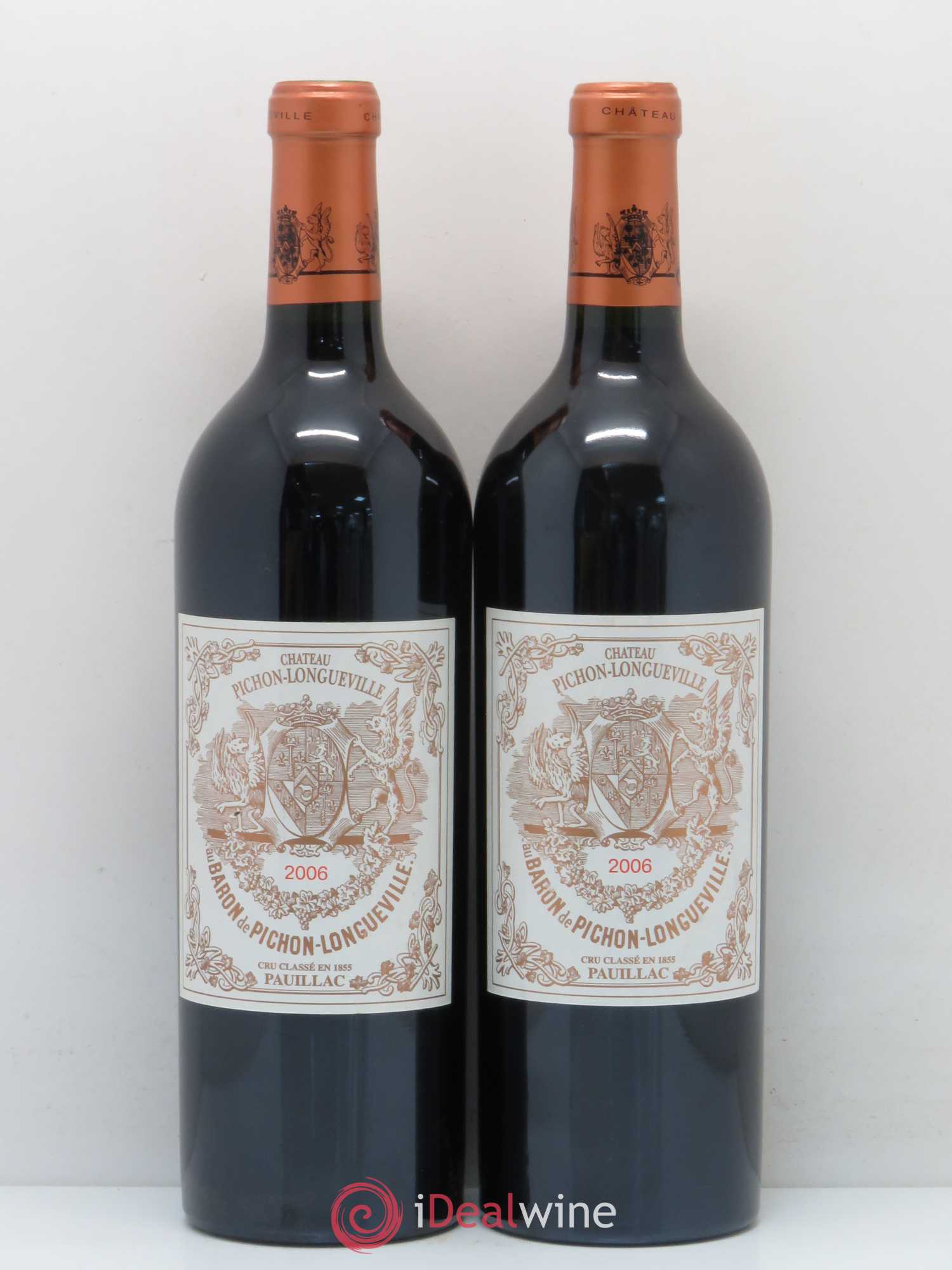 Pichon Longueville Baron 2ème Grand Cru Classé 2006 - Lot de 2 bouteilles - 0