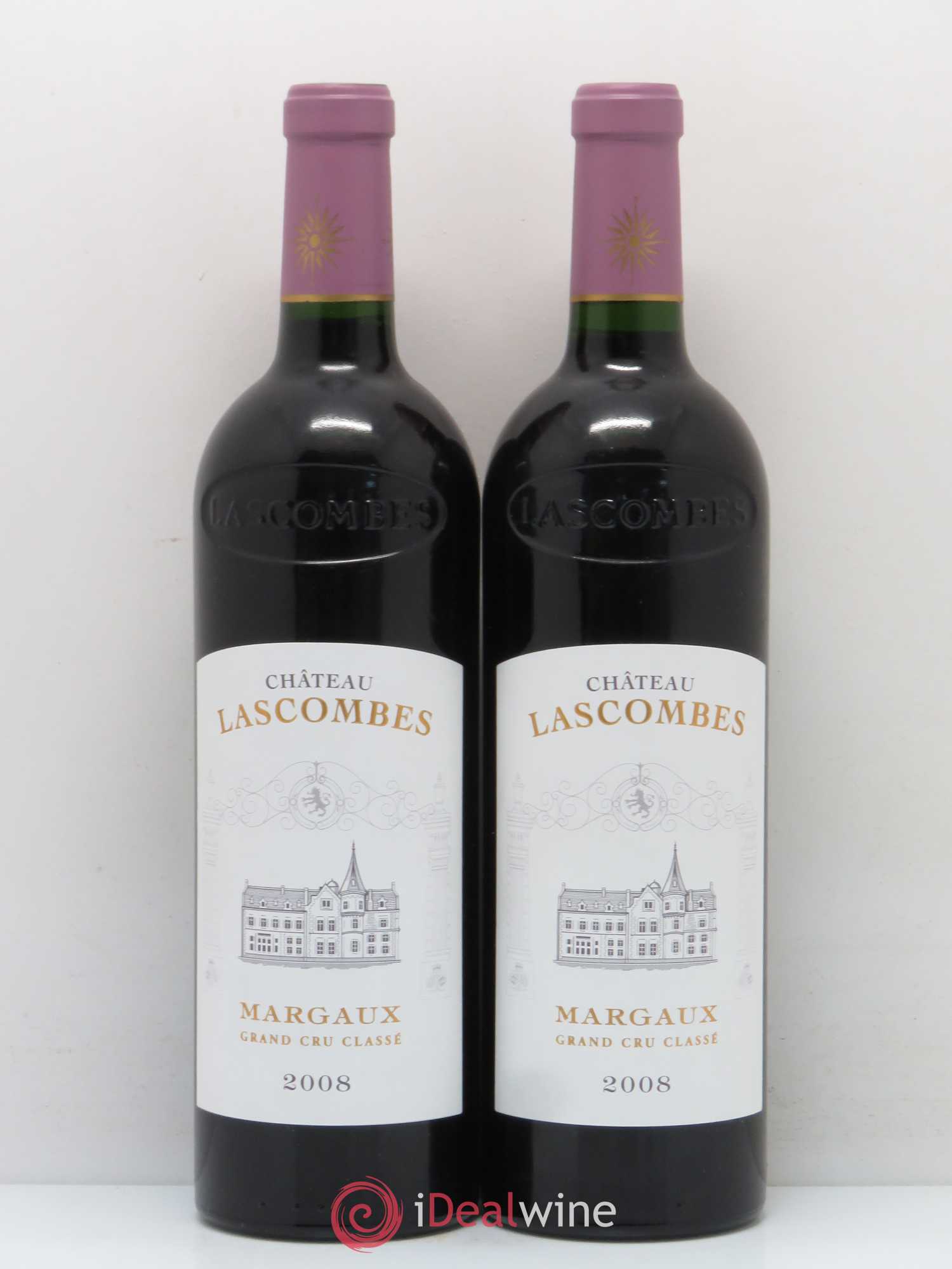Château Lascombes 2ème Grand Cru Classé 2008 - Lot de 2 bouteilles - 0