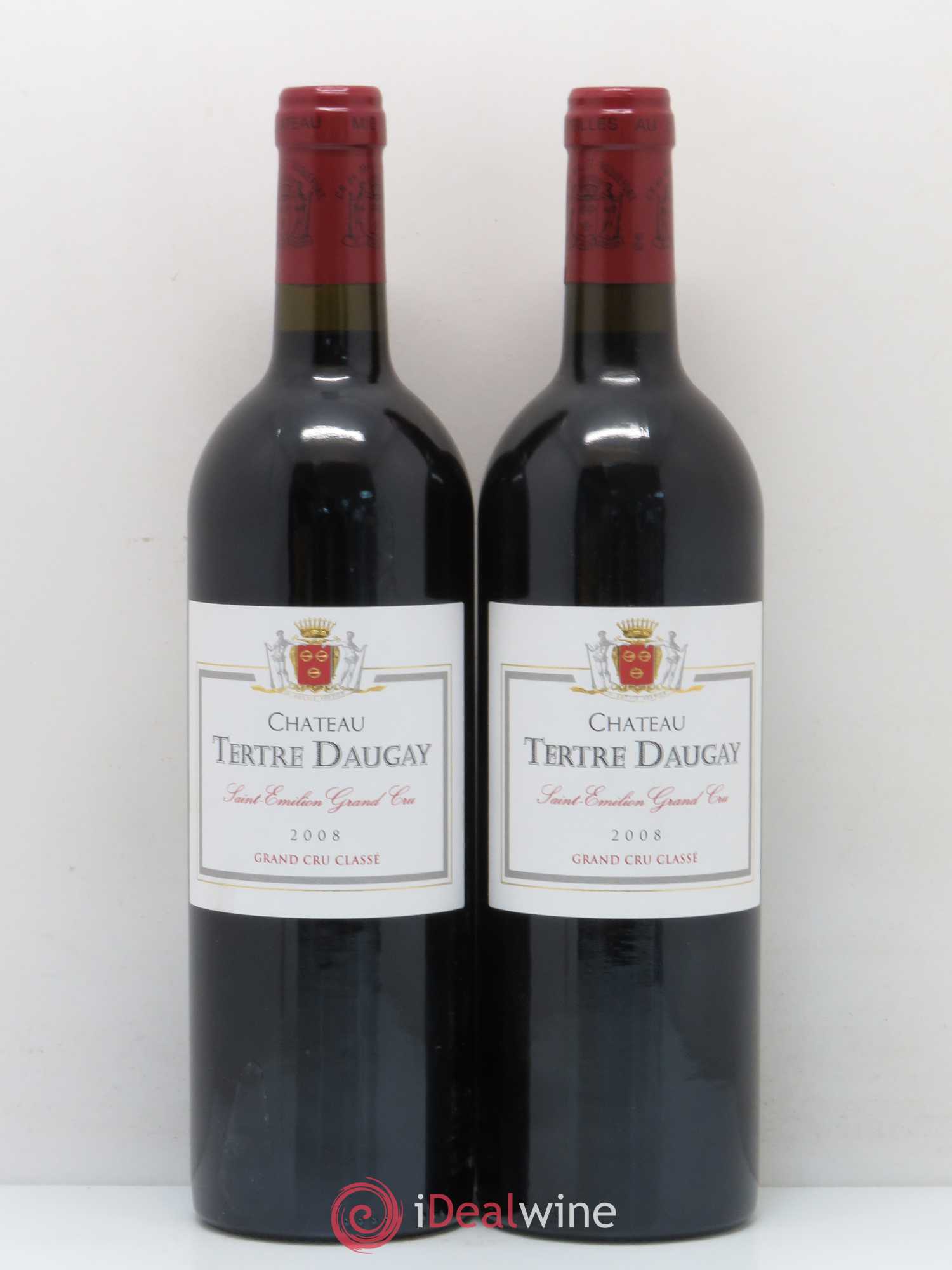 Château Tertre Daugay Grand Cru Classé (sans prix de réserve) 2008 - Lot de 2 bouteilles - 0