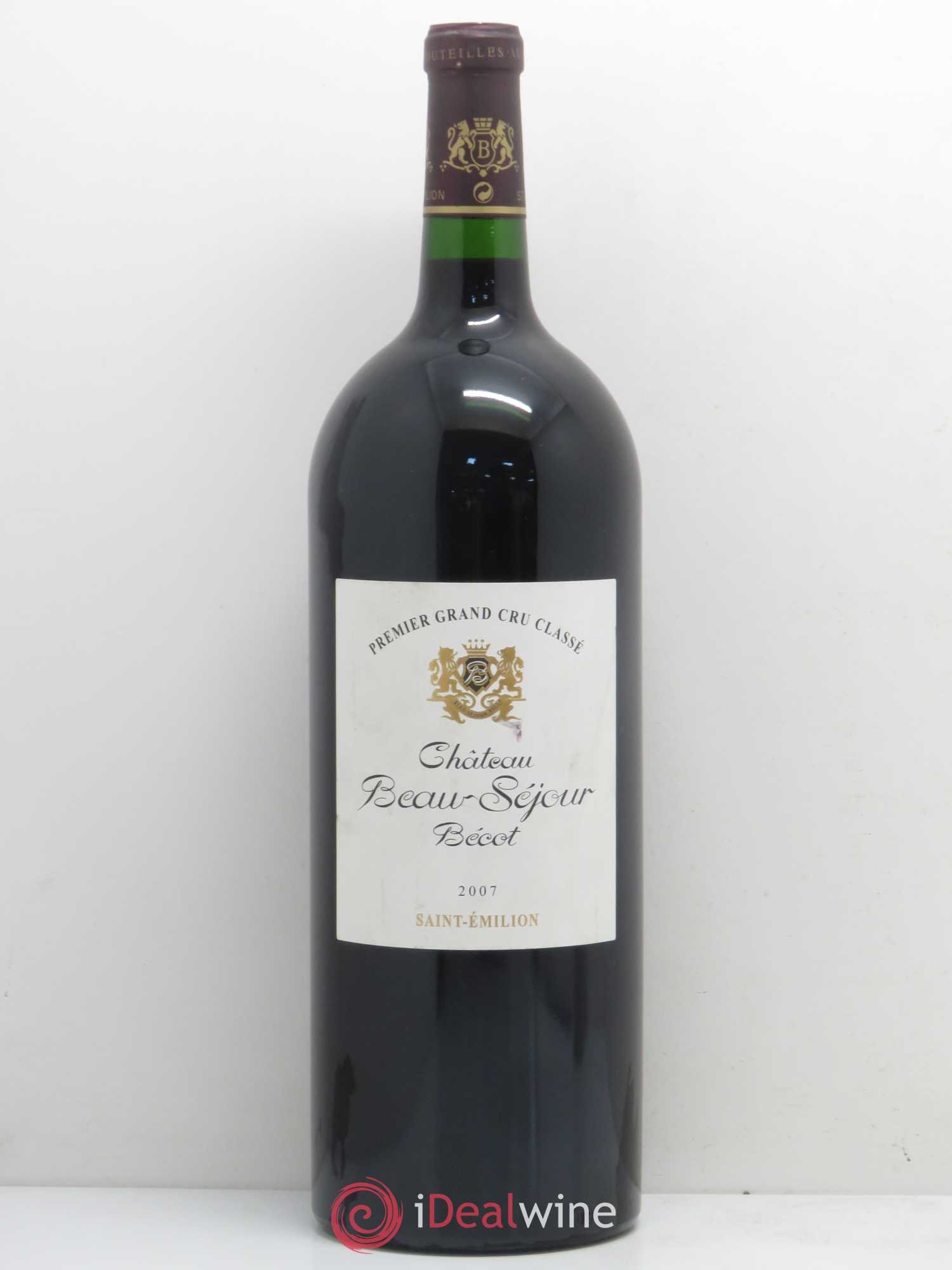 Château Beau-Séjour Bécot 1er Grand Cru Classé B 2007 - Lot de 1 magnum - 0