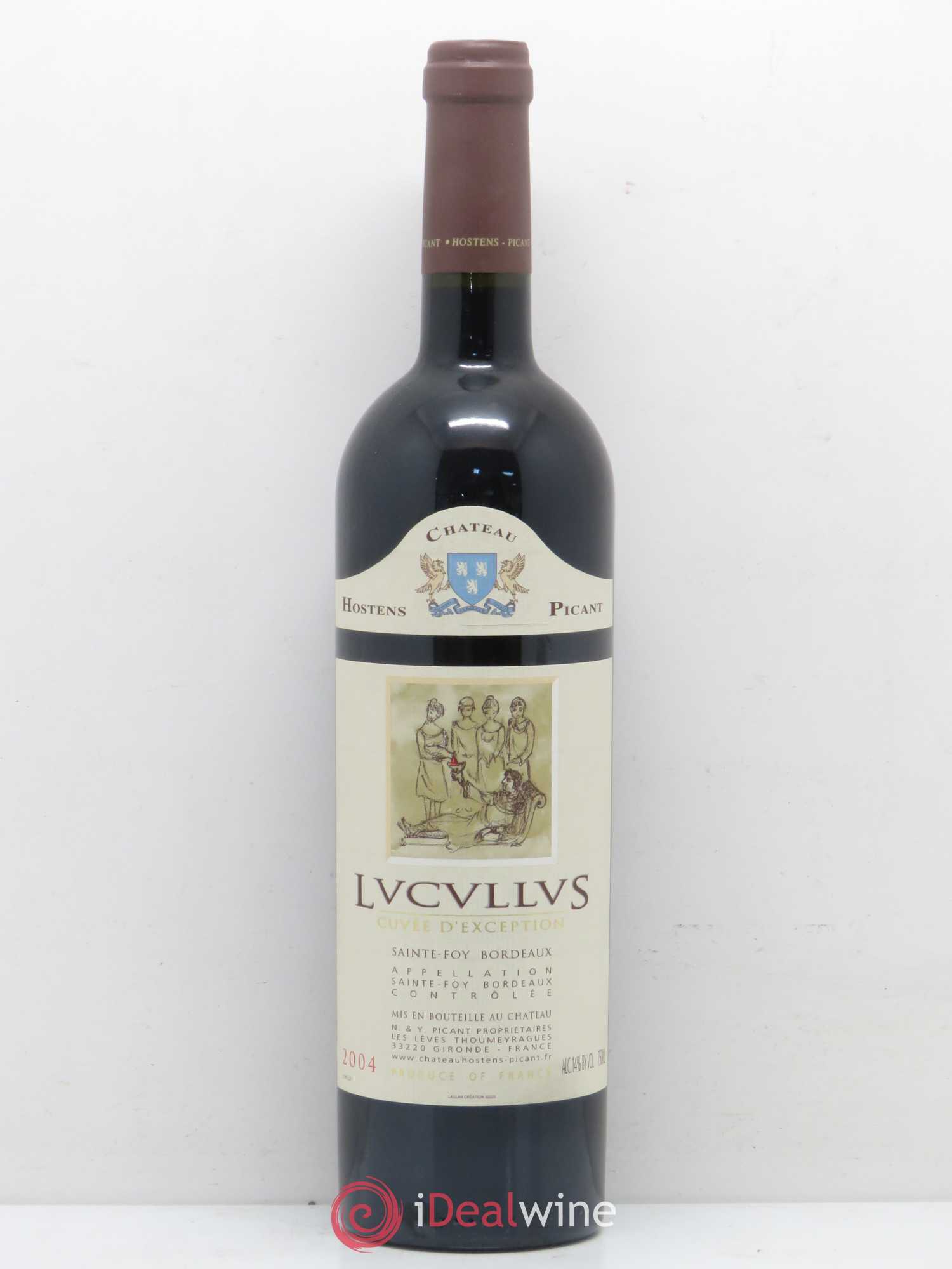 Château Hostens-Picant Lucullus 2004 - Lot de 1 bouteille - 0