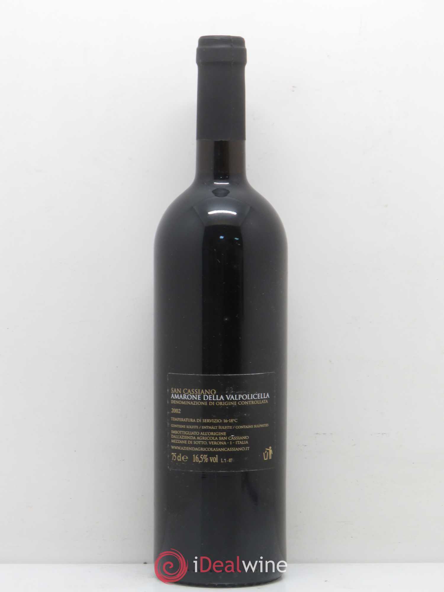 Amarone della Valpolicella DOC San Cassiano 2002 - Posten von 1 Flasche - 1