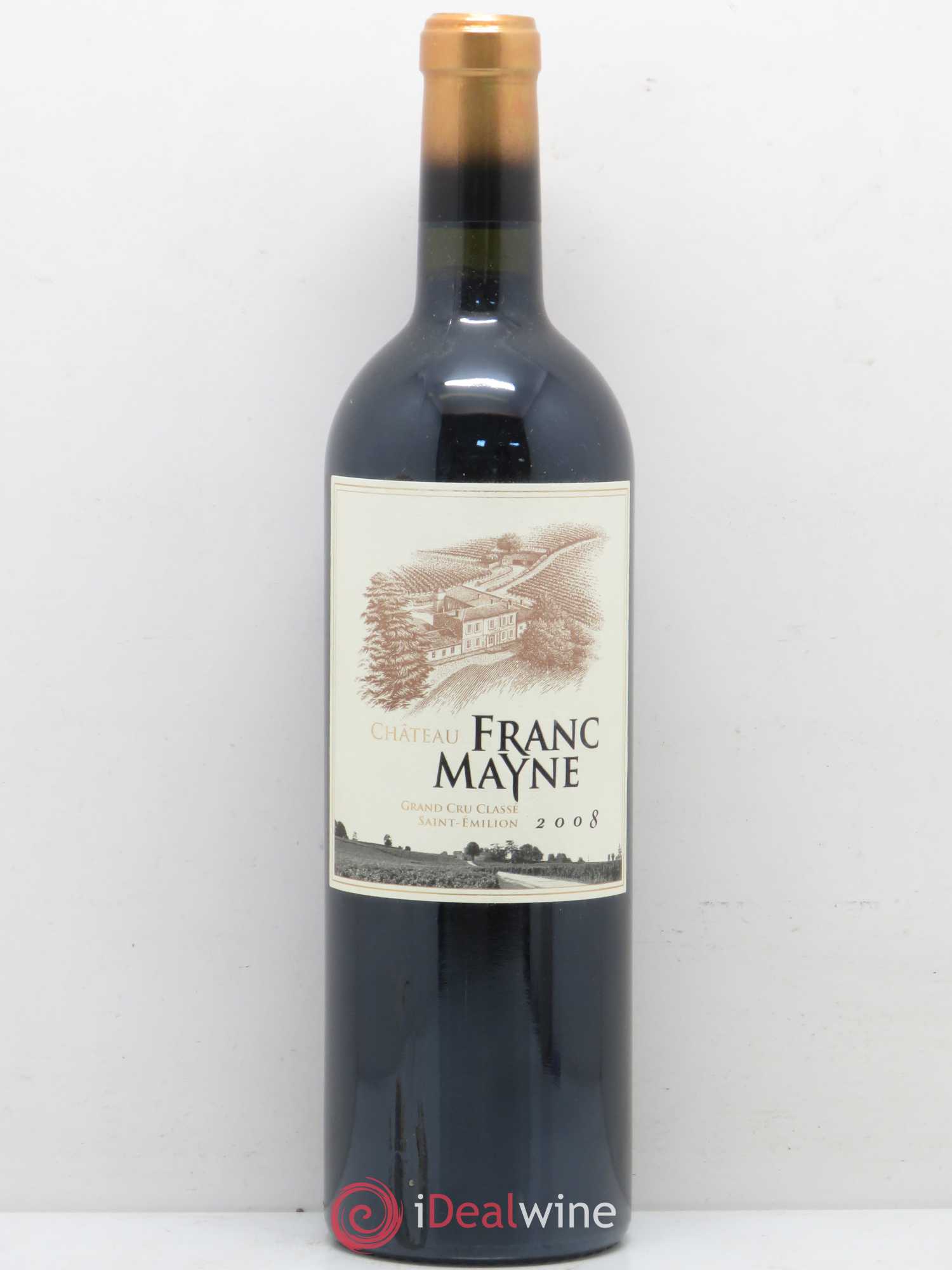 Château Franc Mayne Grand Cru Classé (sans prix de réserve) 2008 - Lot de 1 bouteille - 0