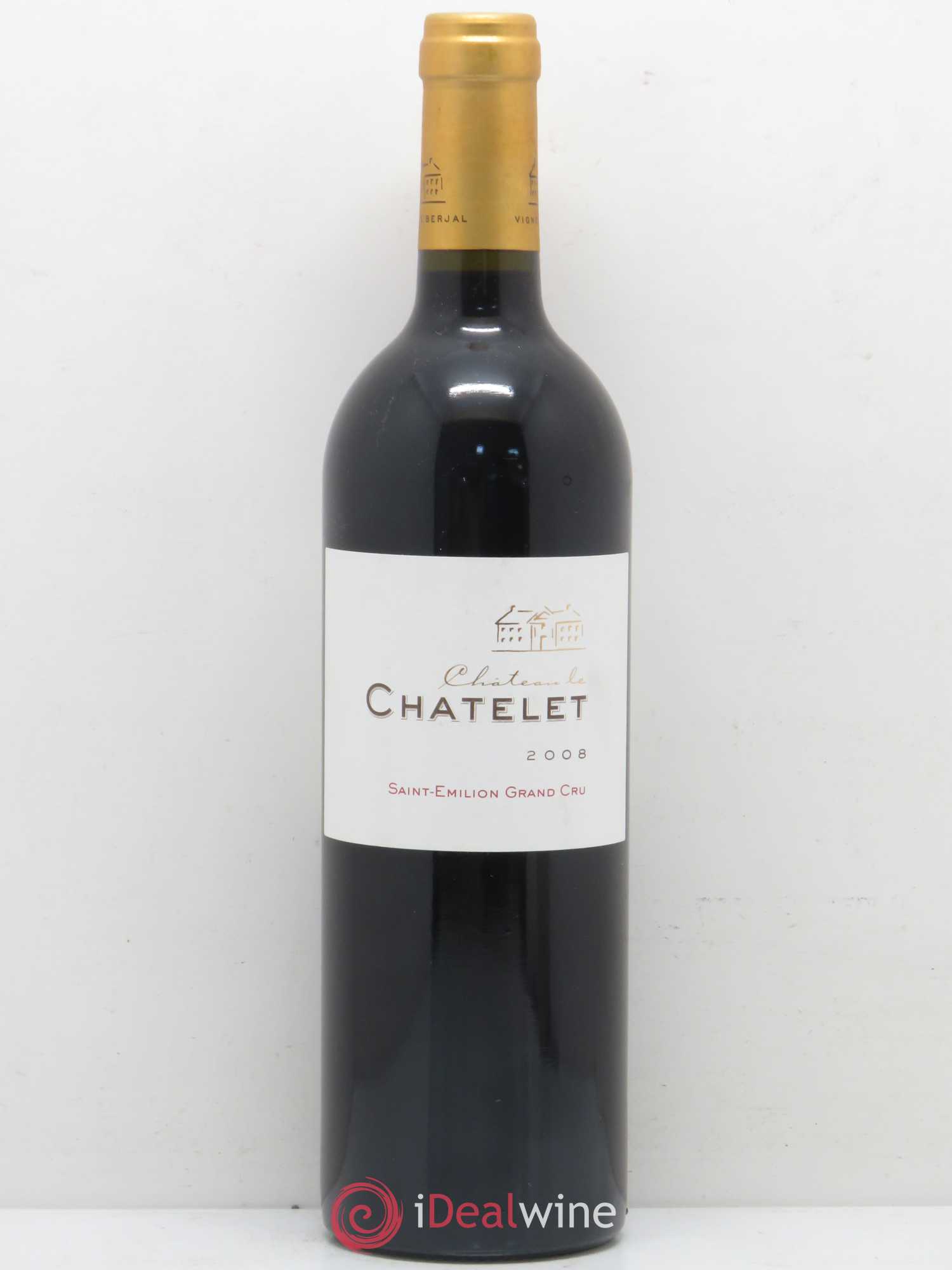 Saint-Émilion Château Le Chatelet (sans prix de réserve) 2008 - Posten von 1 Flasche - 0