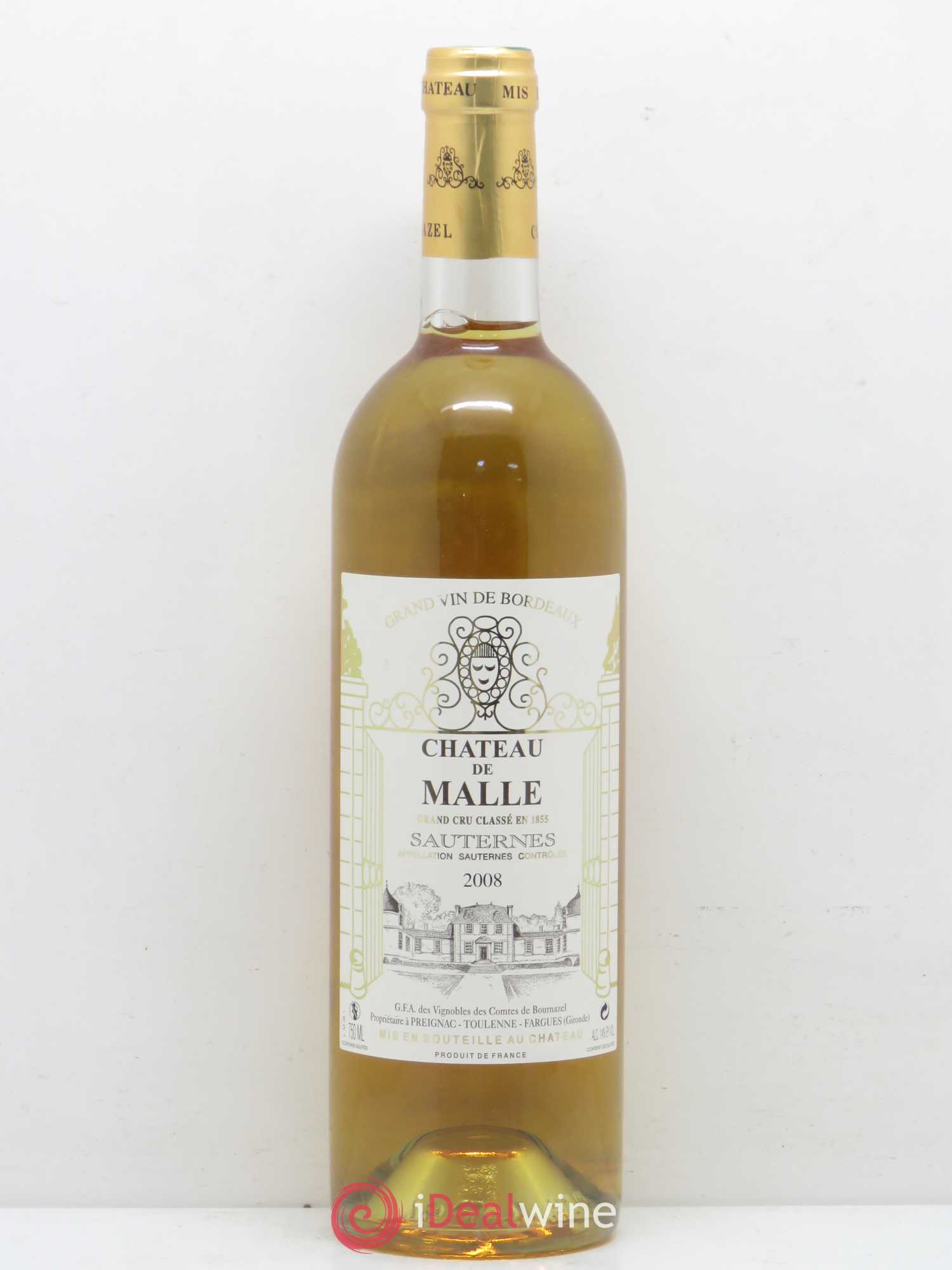 Château de Malle 2ème Grand Cru Classé (senza prezzo di riserva) 2008 - Lotto di 1 bottiglia - 0