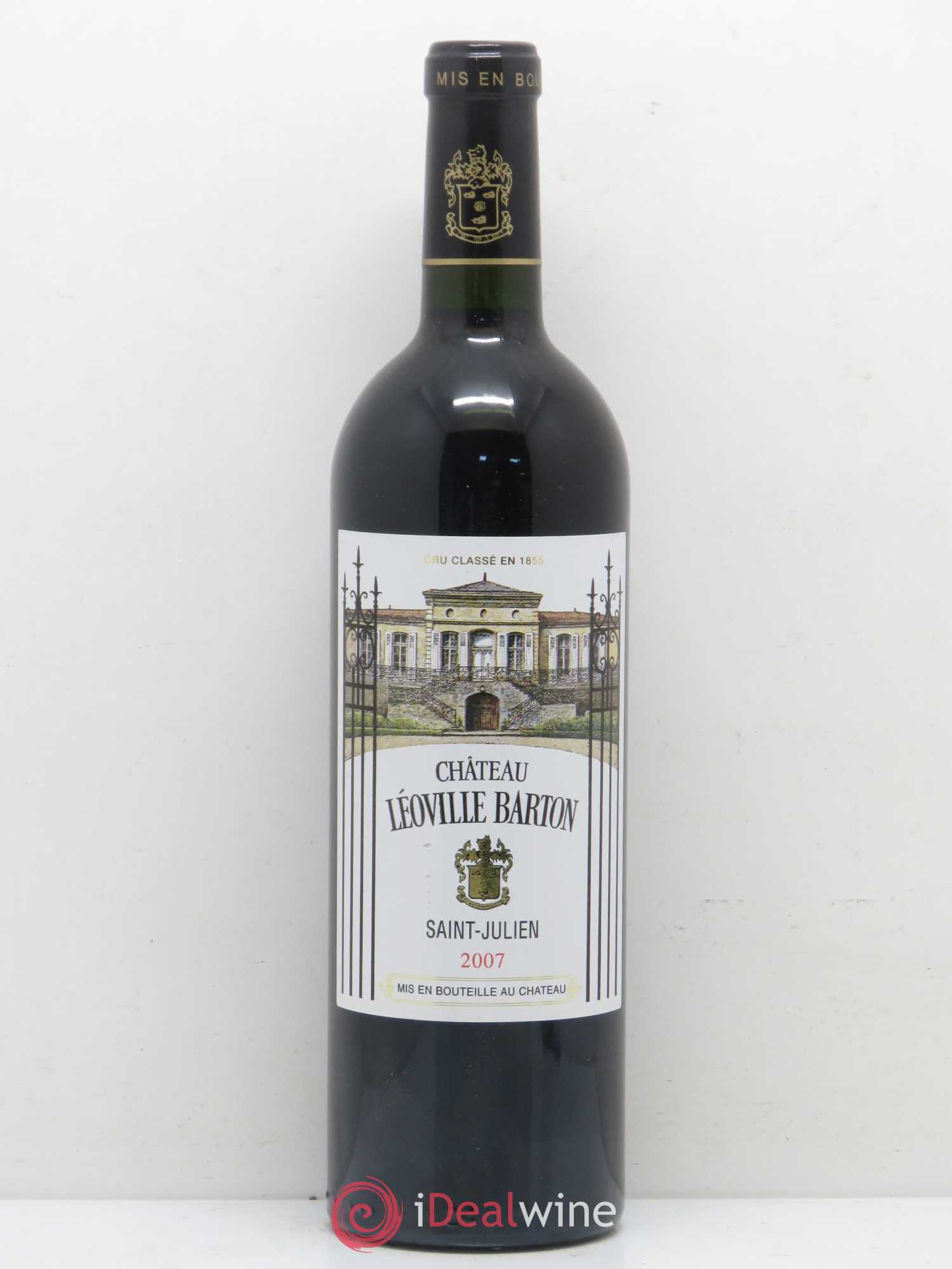 Château Léoville Barton 2ème Grand Cru Classé 2007 - Lot de 1 bouteille - 0