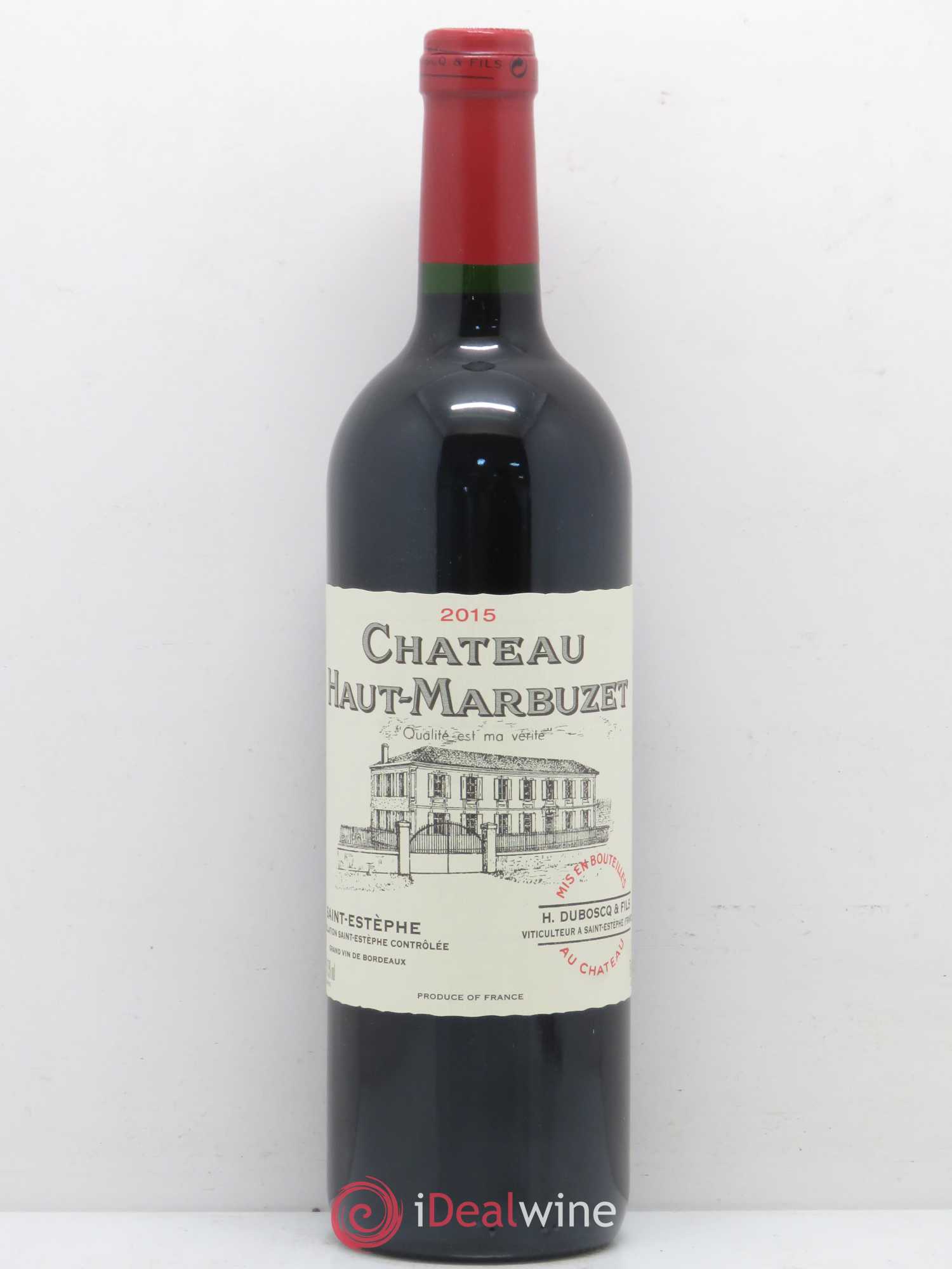 Château Haut Marbuzet 2015 - Lot de 1 bouteille - 0
