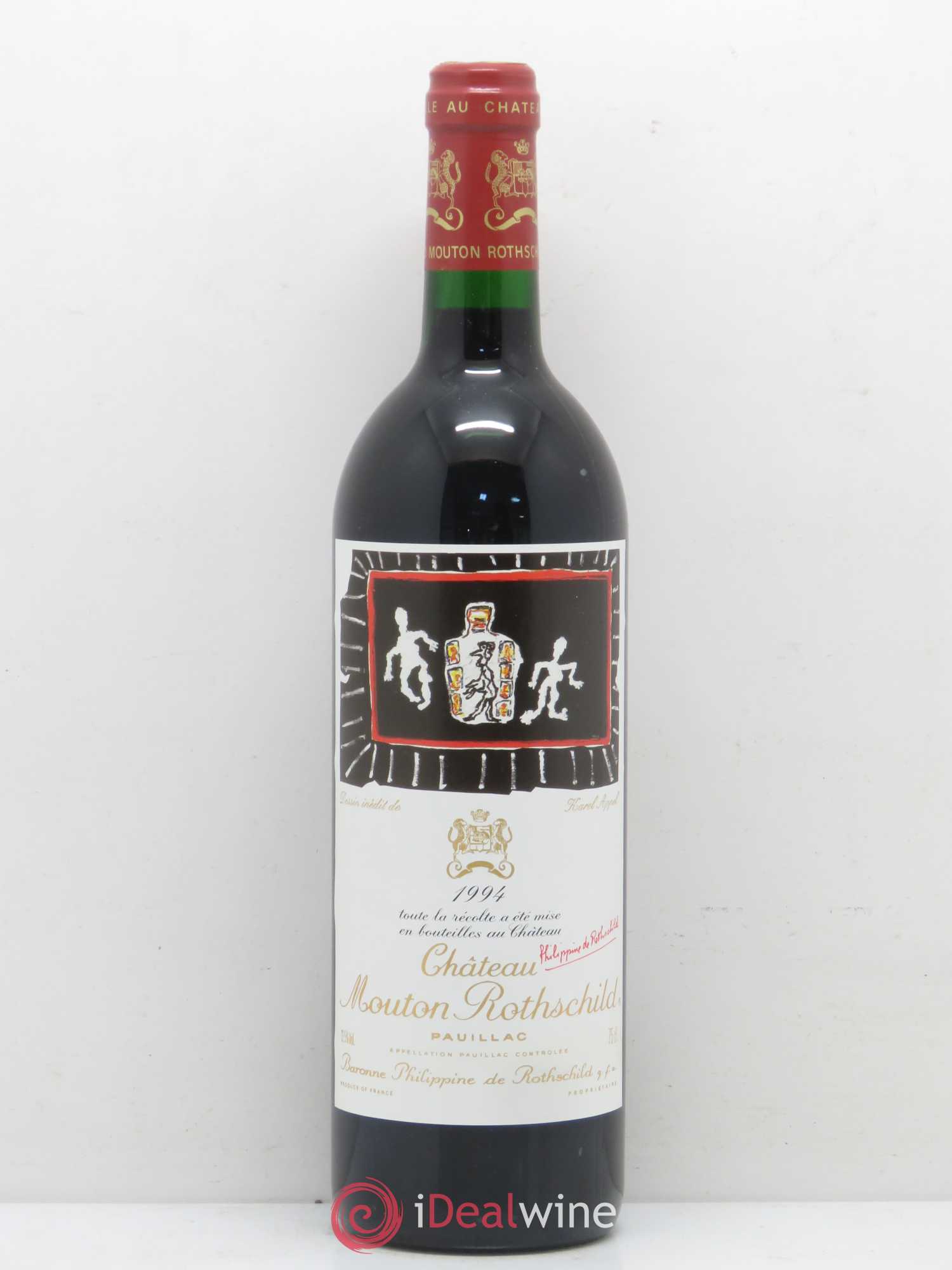 Château Mouton Rothschild 1er Grand Cru Classé 1994 - Lot de 1 bouteille - 0