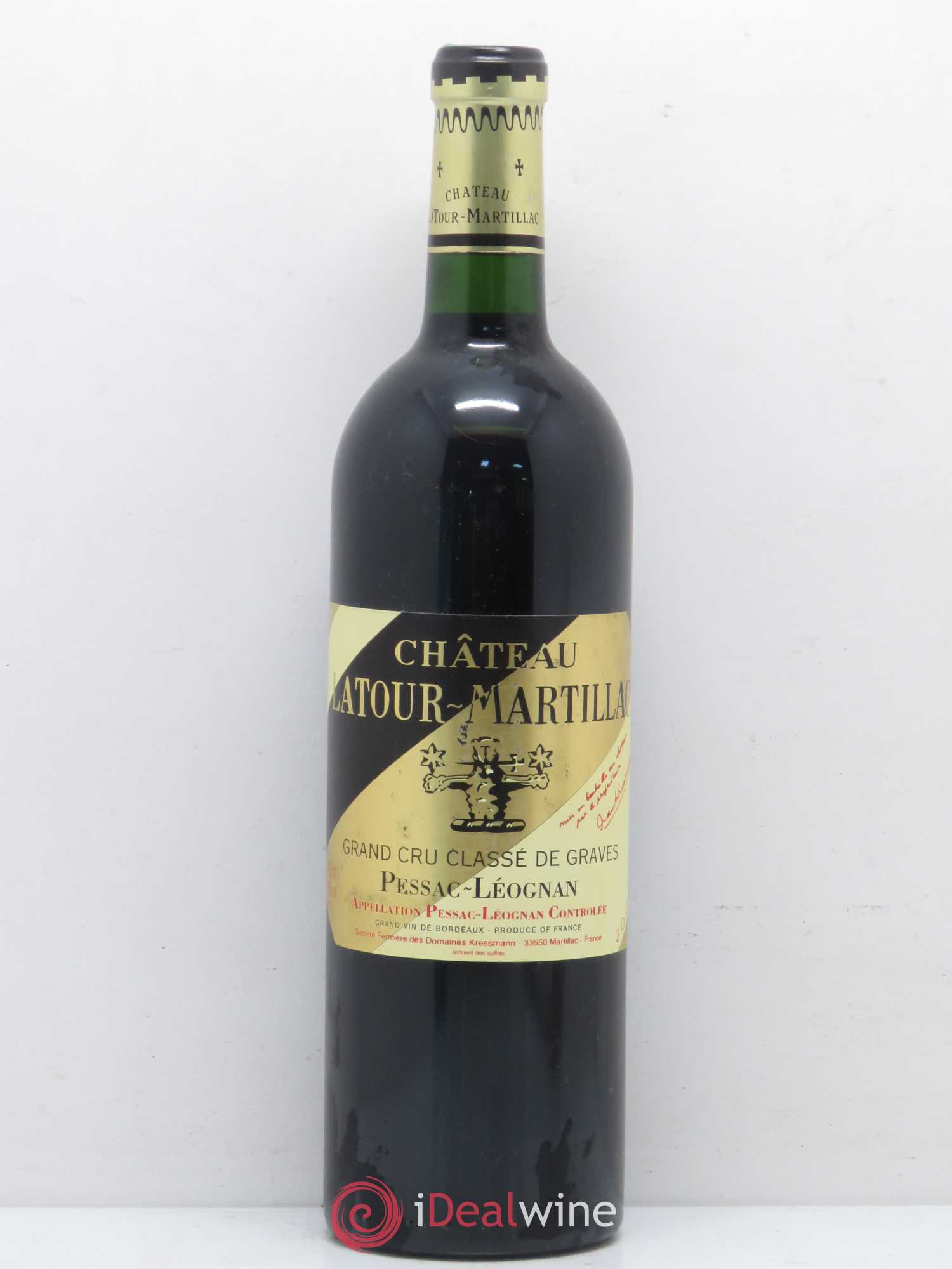 Château Latour-Martillac Cru Classé de Graves 2004 - Lot de 1 bouteille - 0