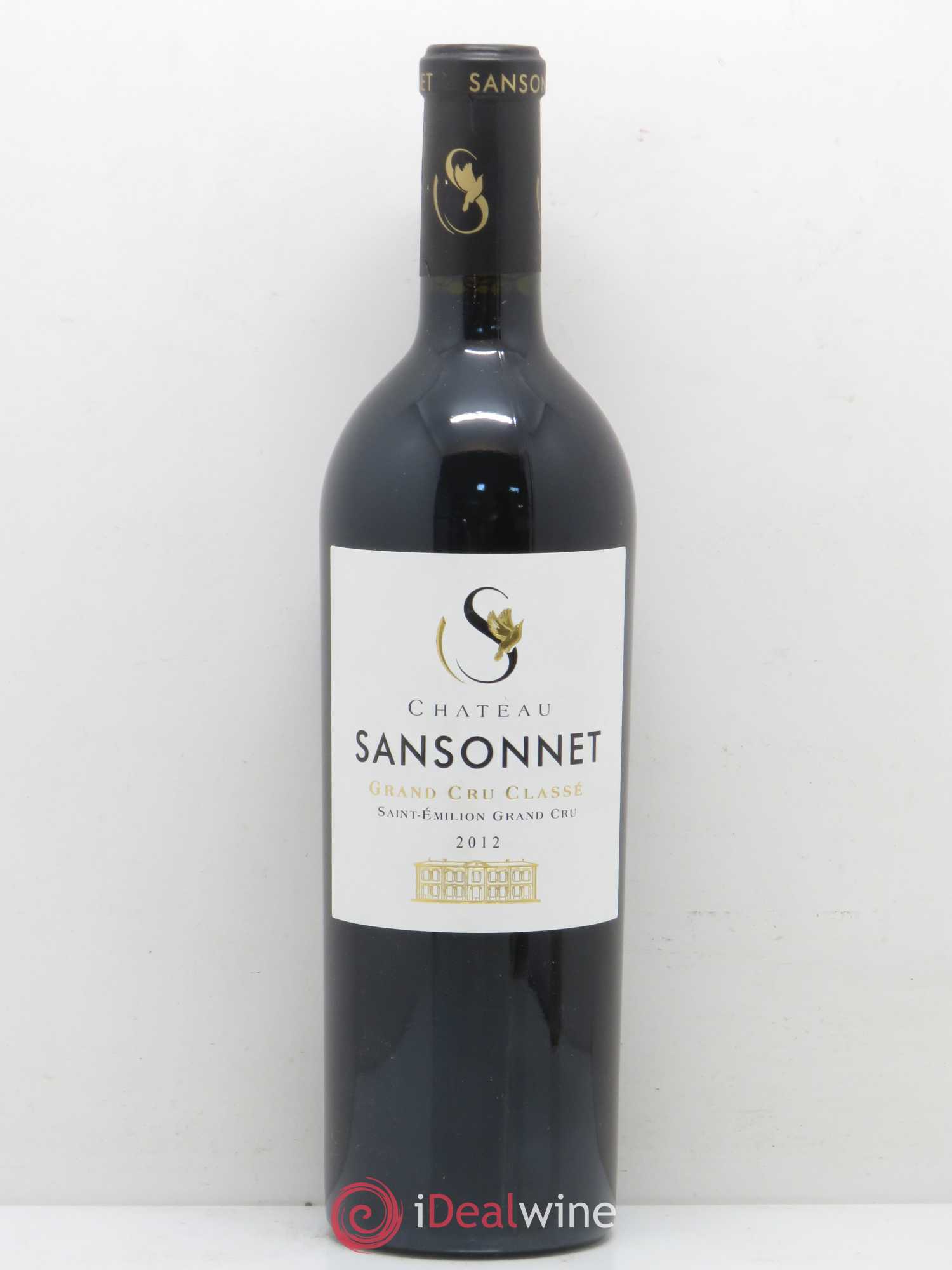 Château Sansonnet Grand Cru Classé 2012 - Lot de 1 bouteille - 0