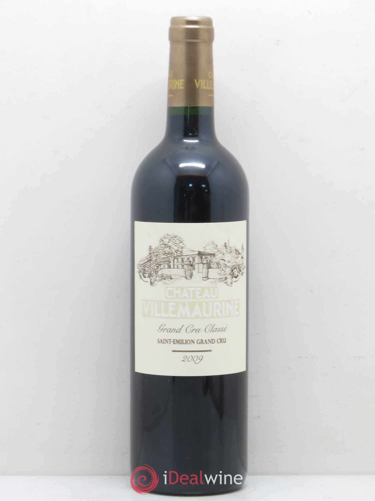 Château Villemaurine Grand Cru Classé 2009 - Lot de 1 bouteille - 0