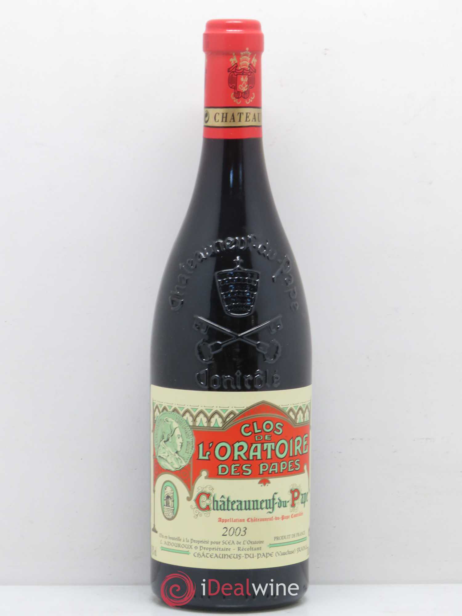 Châteauneuf-du-Pape Clos de l'Oratoire des Papes 2003 - Lot de 1 bouteille - 0