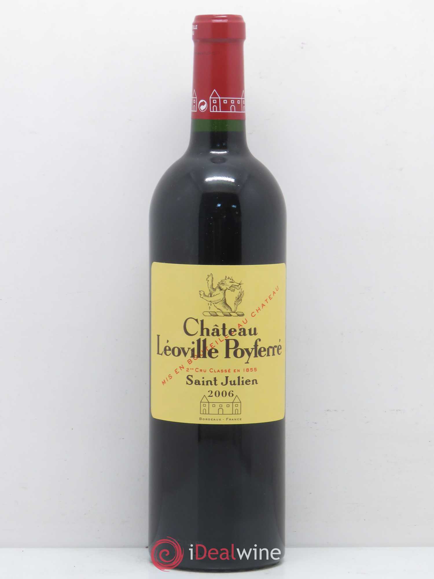 Château Léoville Poyferré 2ème Grand Cru Classé 2006 - Lot de 1 bouteille - 0