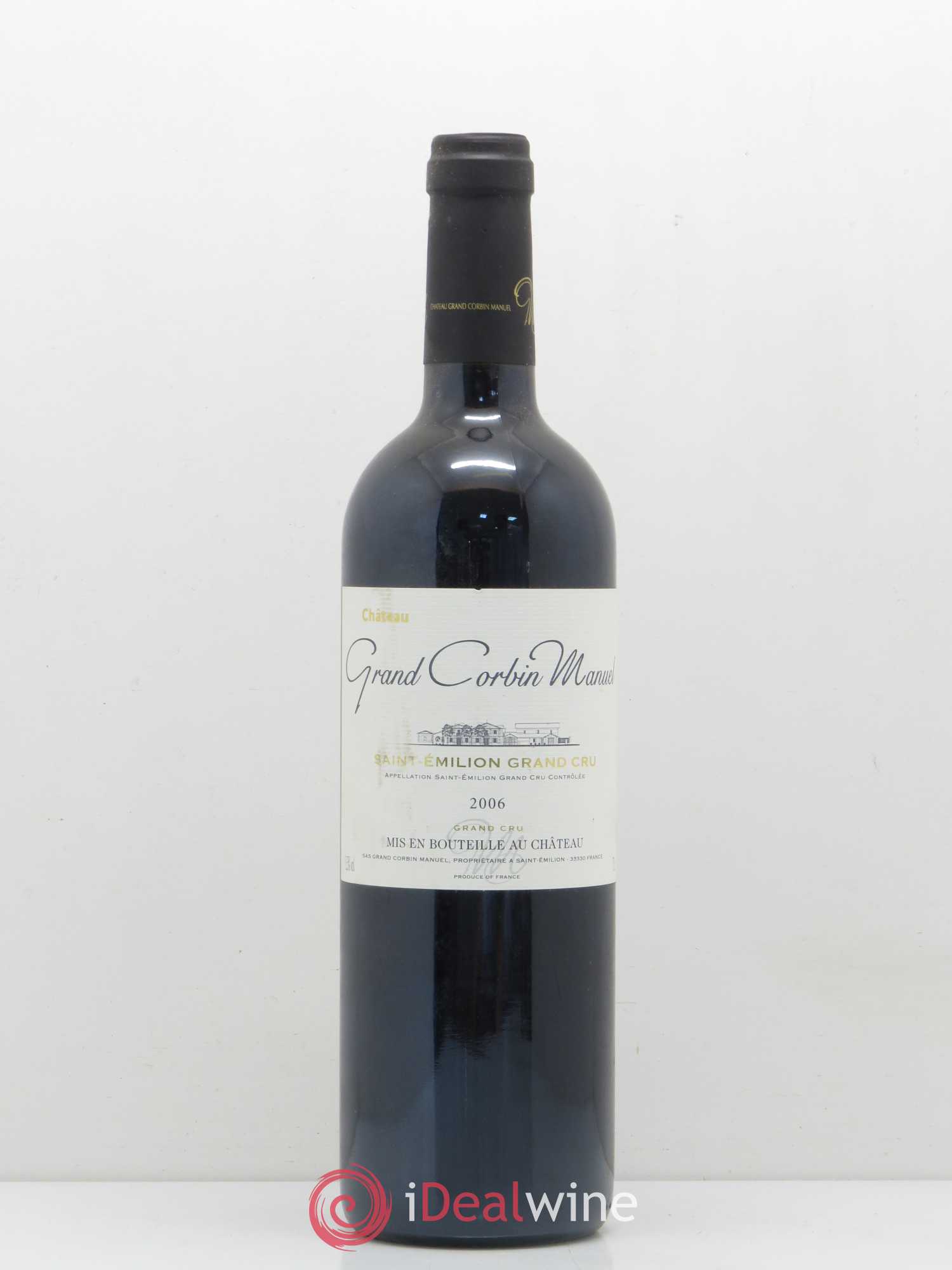 Château Grand Corbin Manuel 2006 - Lot de 1 bouteille - 0