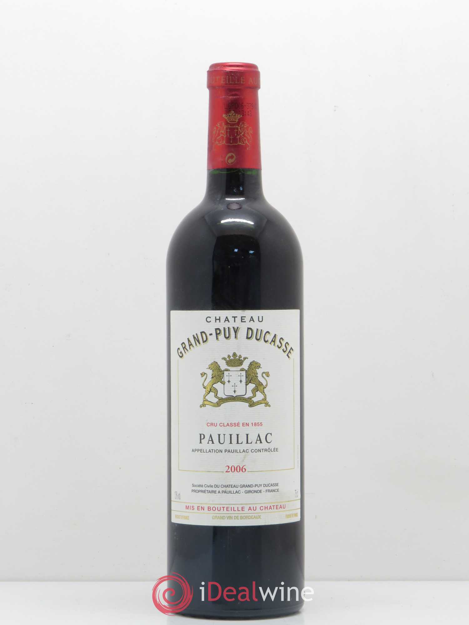 Château Grand Puy Ducasse 5ème Grand Cru Classé 2006 - Lot de 1 bouteille - 0