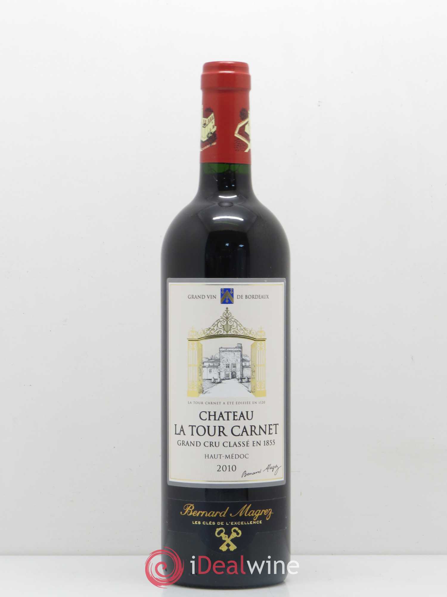 Château la Tour Carnet 4ème Grand Cru Classé 2010 - Lot de 1 bouteille - 0