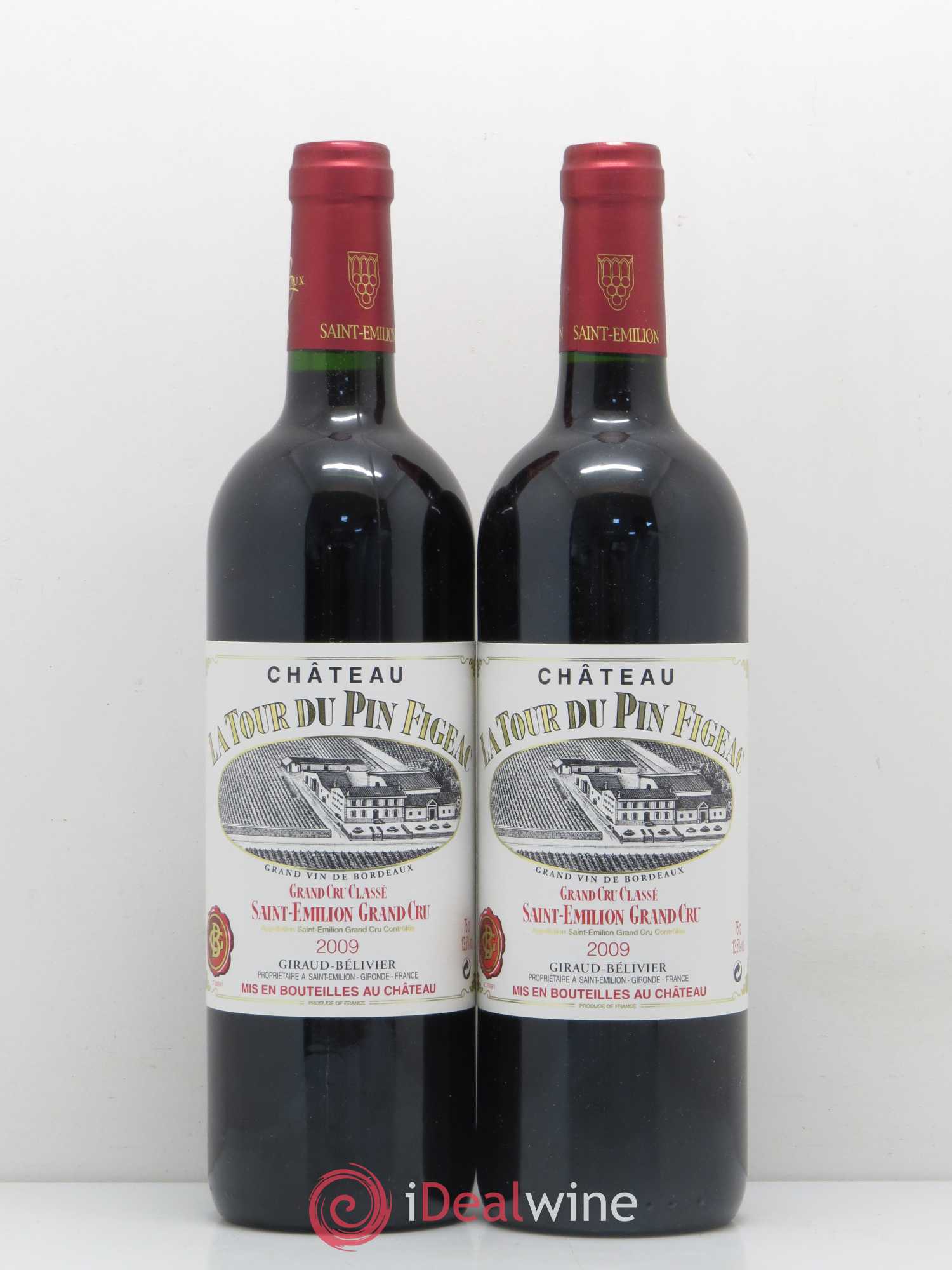 Château la Tour du Pin Figeac (sans prix de réserve) 2009 - Lot de 2 bouteilles - 0