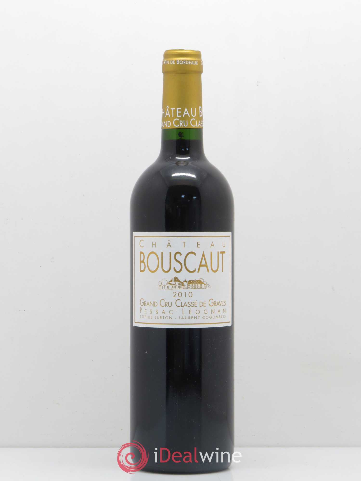 Château Bouscaut Cru Classé de Graves 2010 - Lot de 1 bouteille - 0