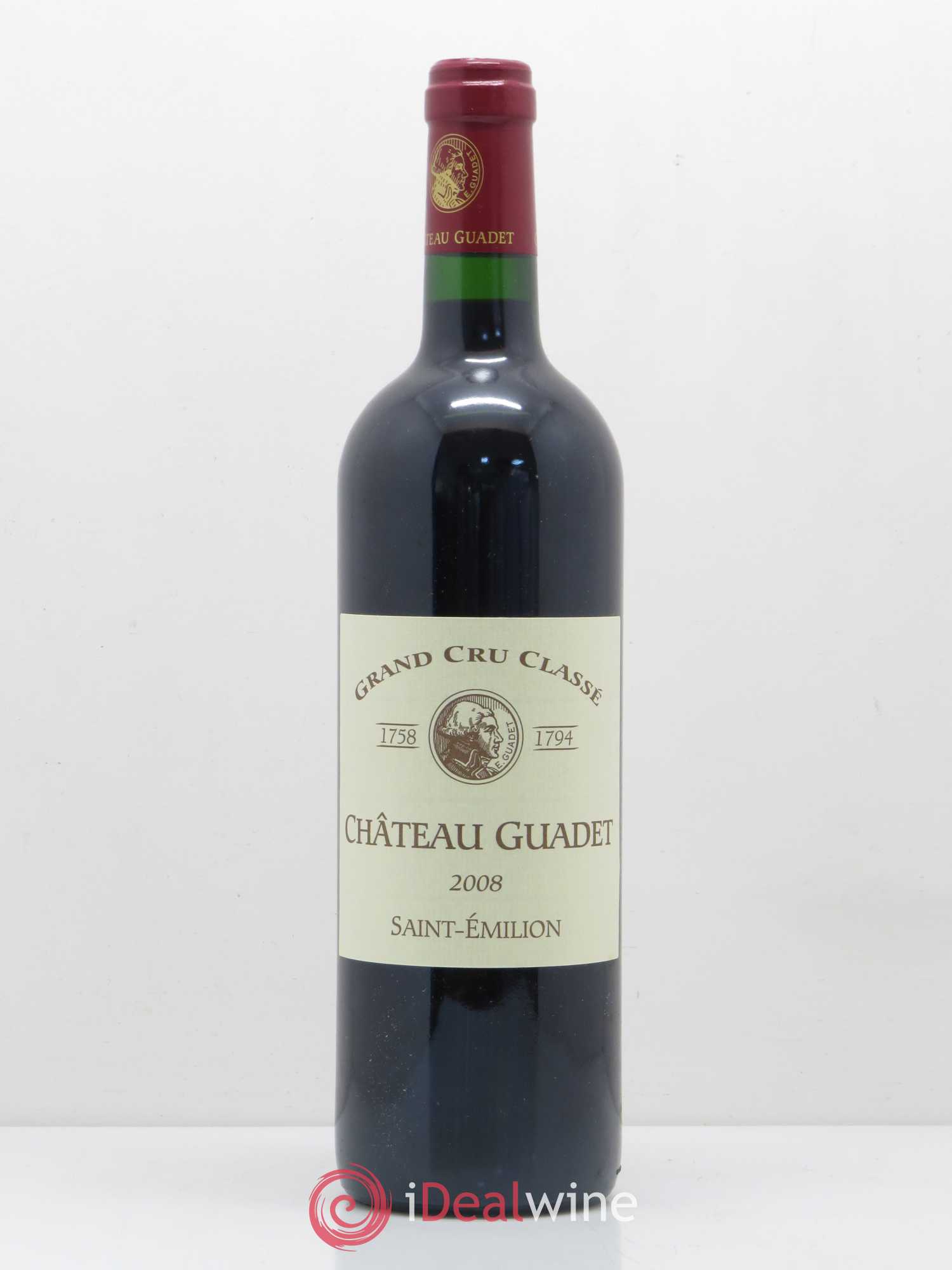 Saint-Émilion Grand Cru Classé Château Guadet 2008 - Posten von 1 Flasche - 0