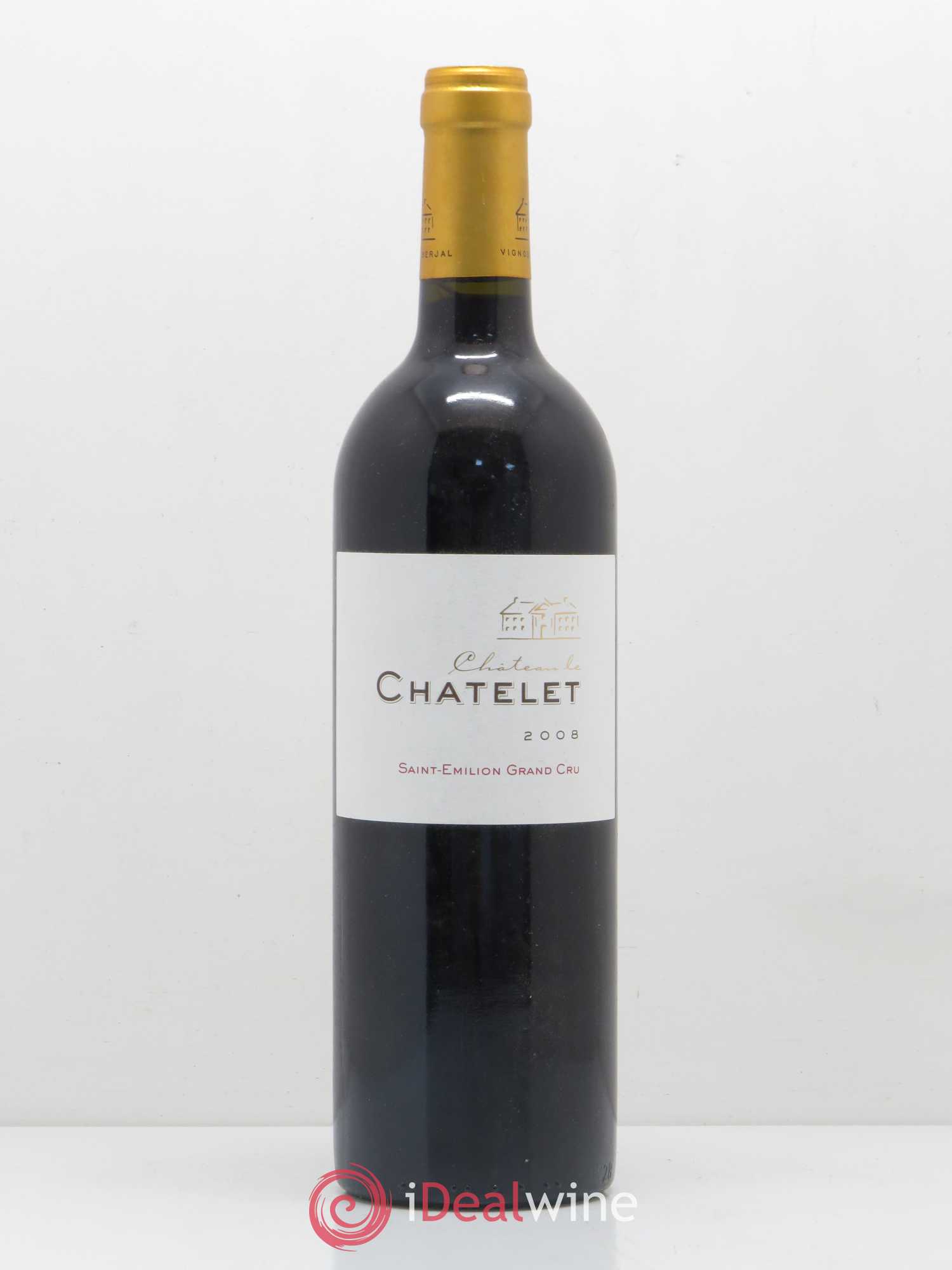 Saint-Émilion Grand Cru Château Le Chatelet 2008 - Posten von 1 Flasche - 0