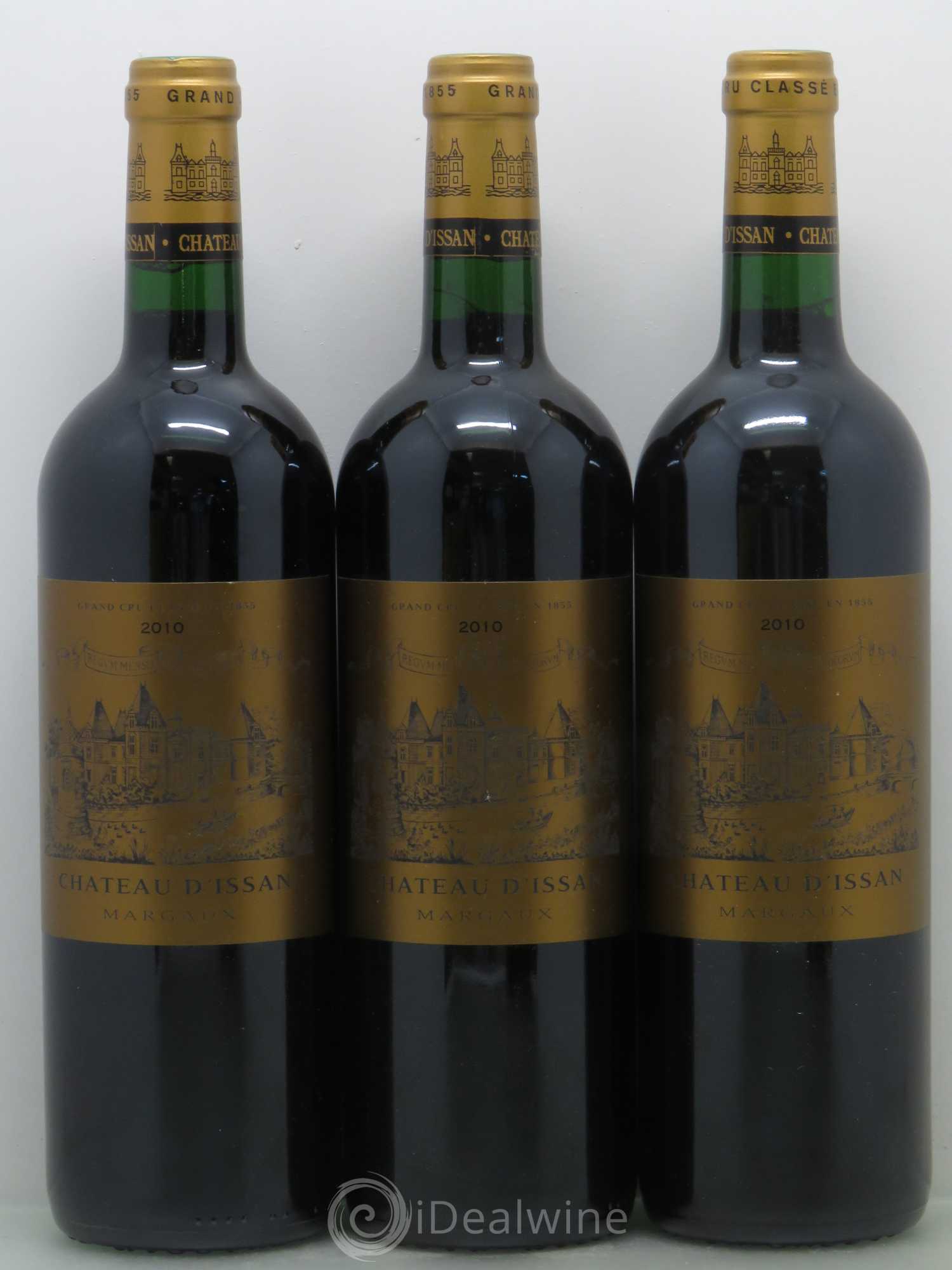 Château d'Issan 3ème Grand Cru Classé 2010 - Lot de 3 bouteilles - 0