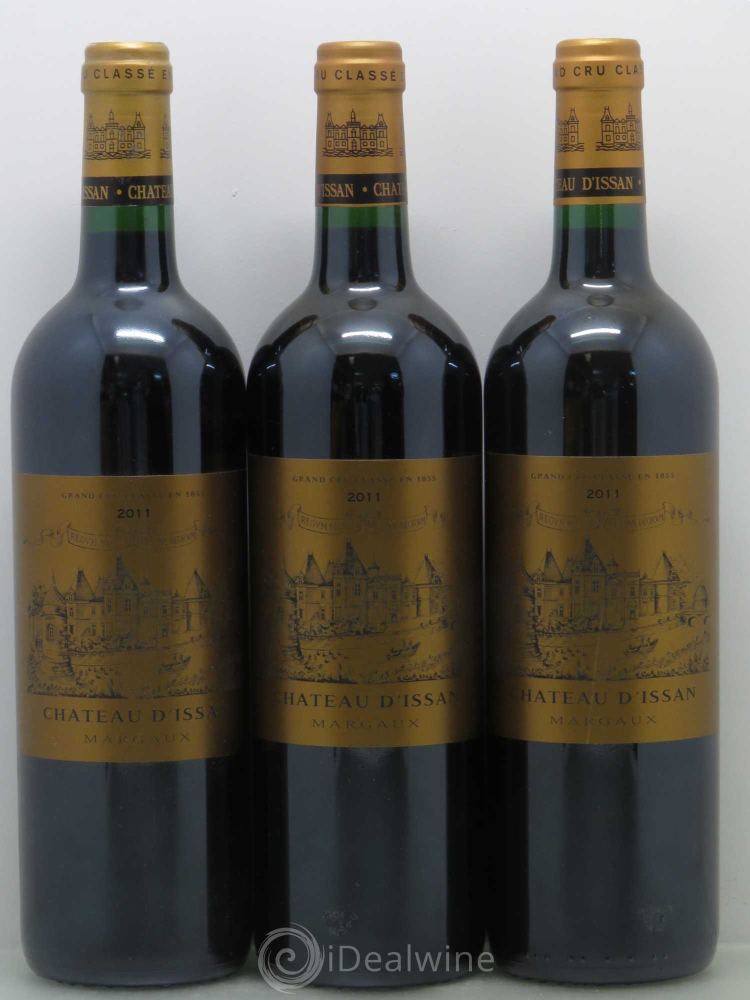 Château d'Issan 3ème Grand Cru Classé 2011 - Lot de 3 bouteilles - 0