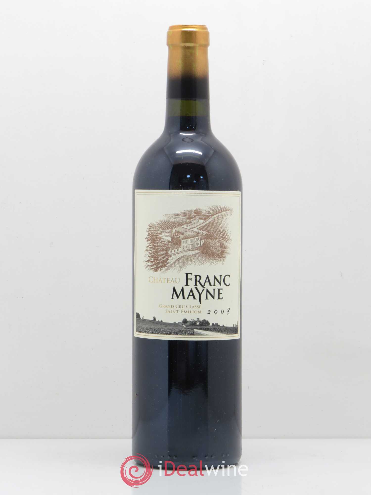 Château Franc Mayne Grand Cru Classé (sans prix de réserve) 2008 - Lot de 1 bouteille - 0