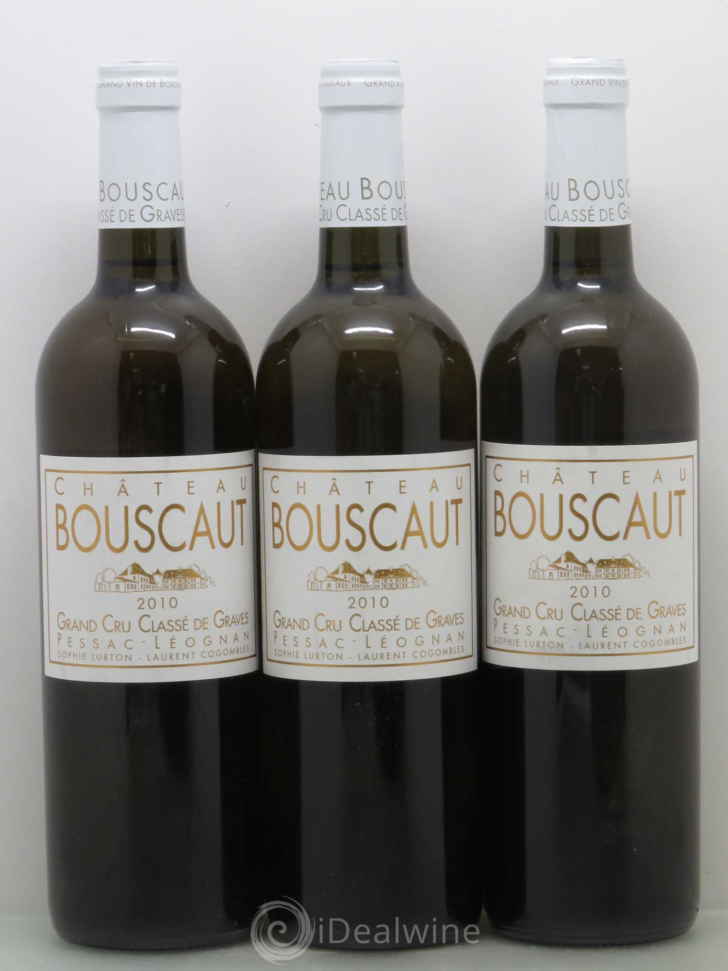 Château Bouscaut Cru Classé de Graves 2010 - Lot de 3 bouteilles - 0