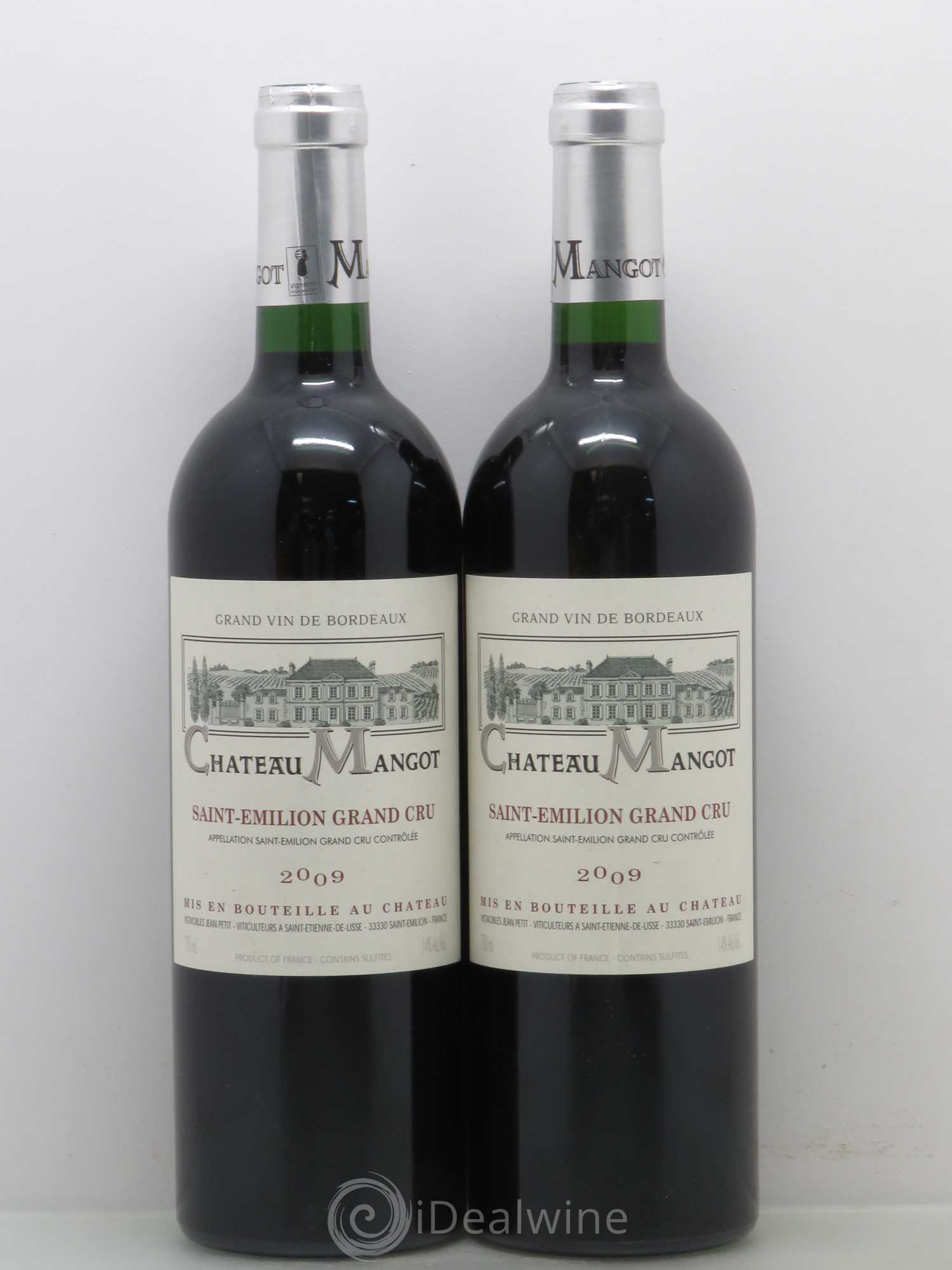 Bordeaux Château Mangot 2009 - Lot de 2 bouteilles - 0