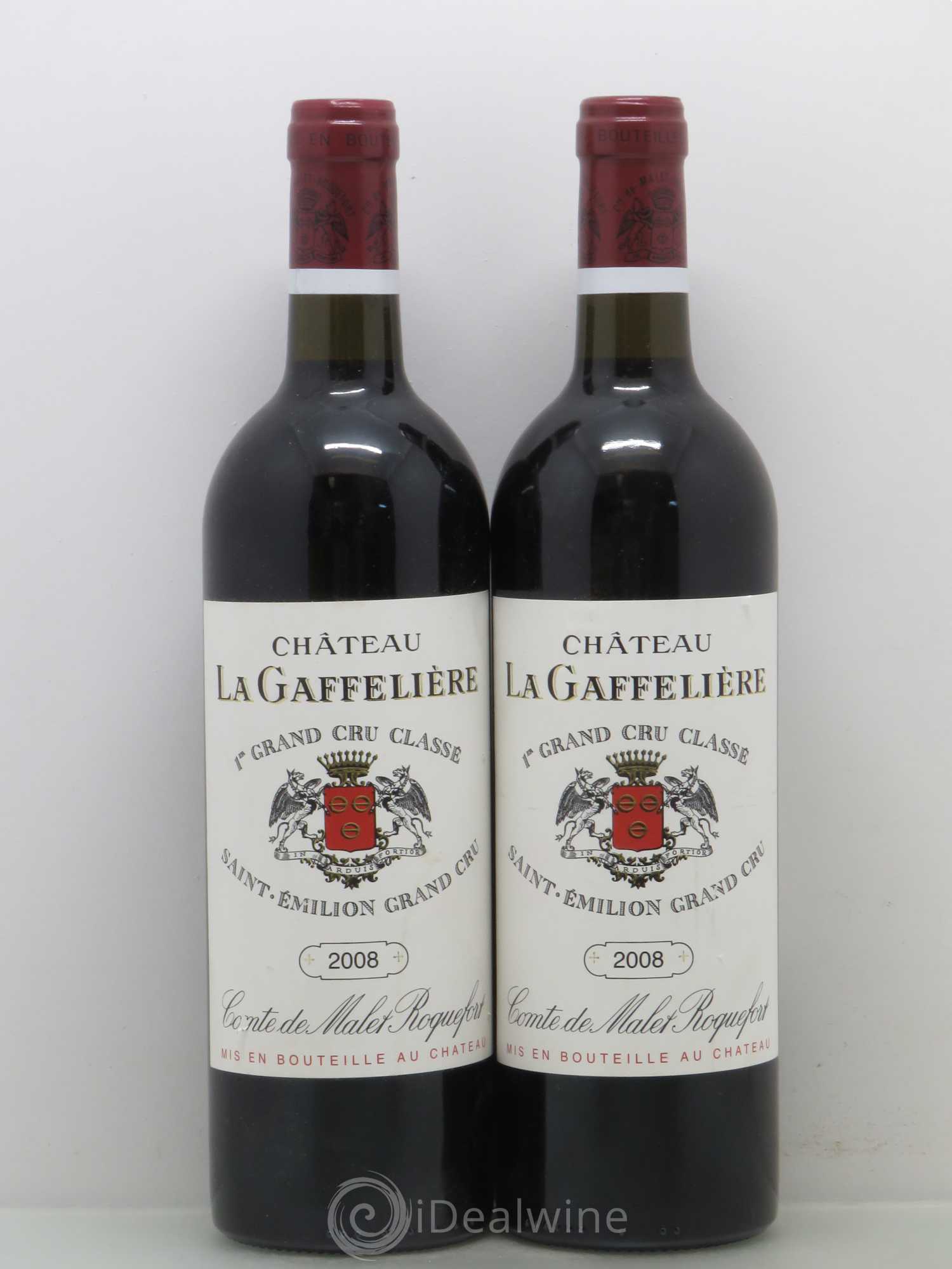 Château la Gaffelière 1er Grand Cru Classé B 2008 - Lot de 2 bouteilles - 0