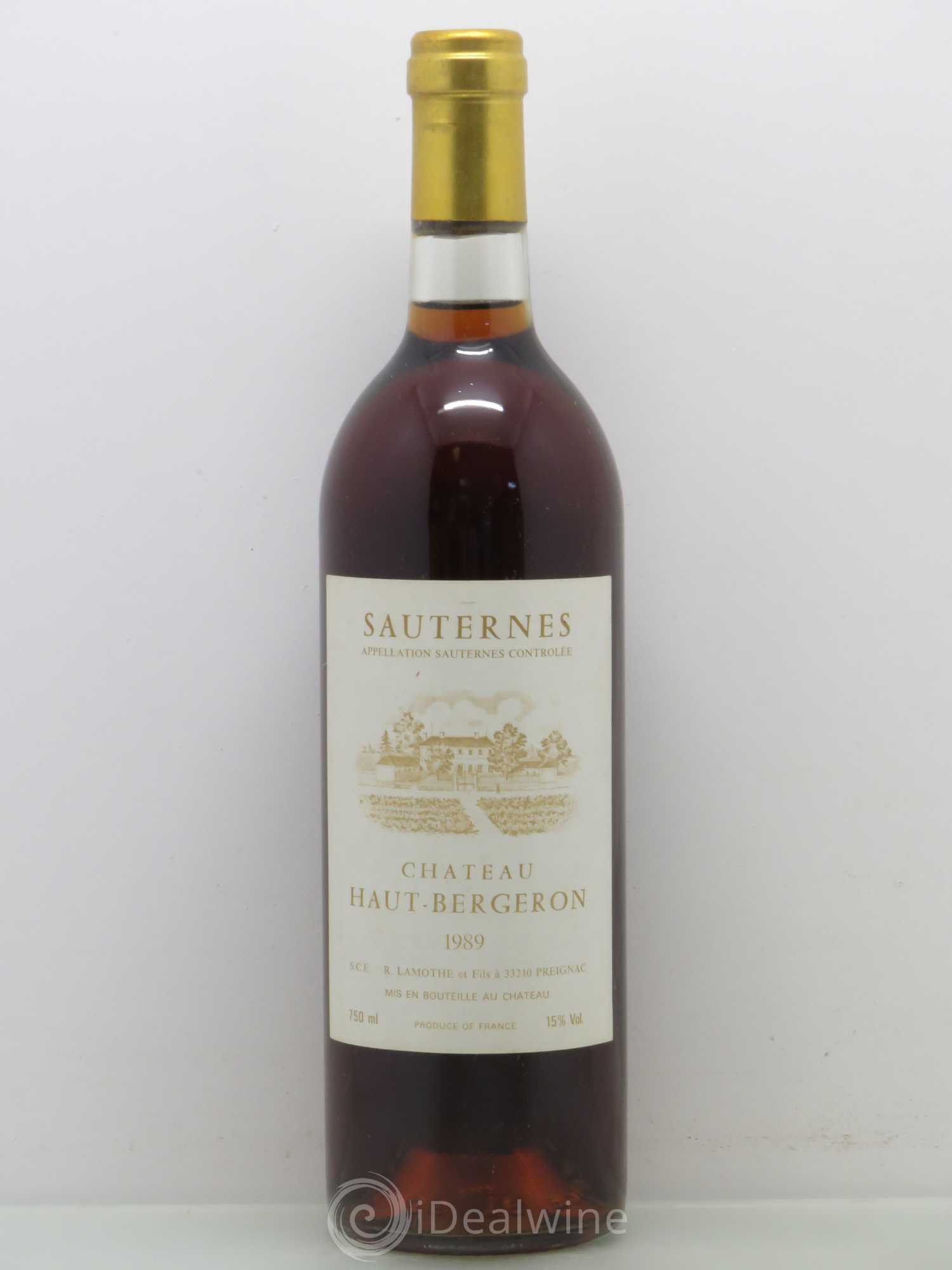 Château Haut-Bergeron 1989 - Lotto di 1 bottiglia - 0