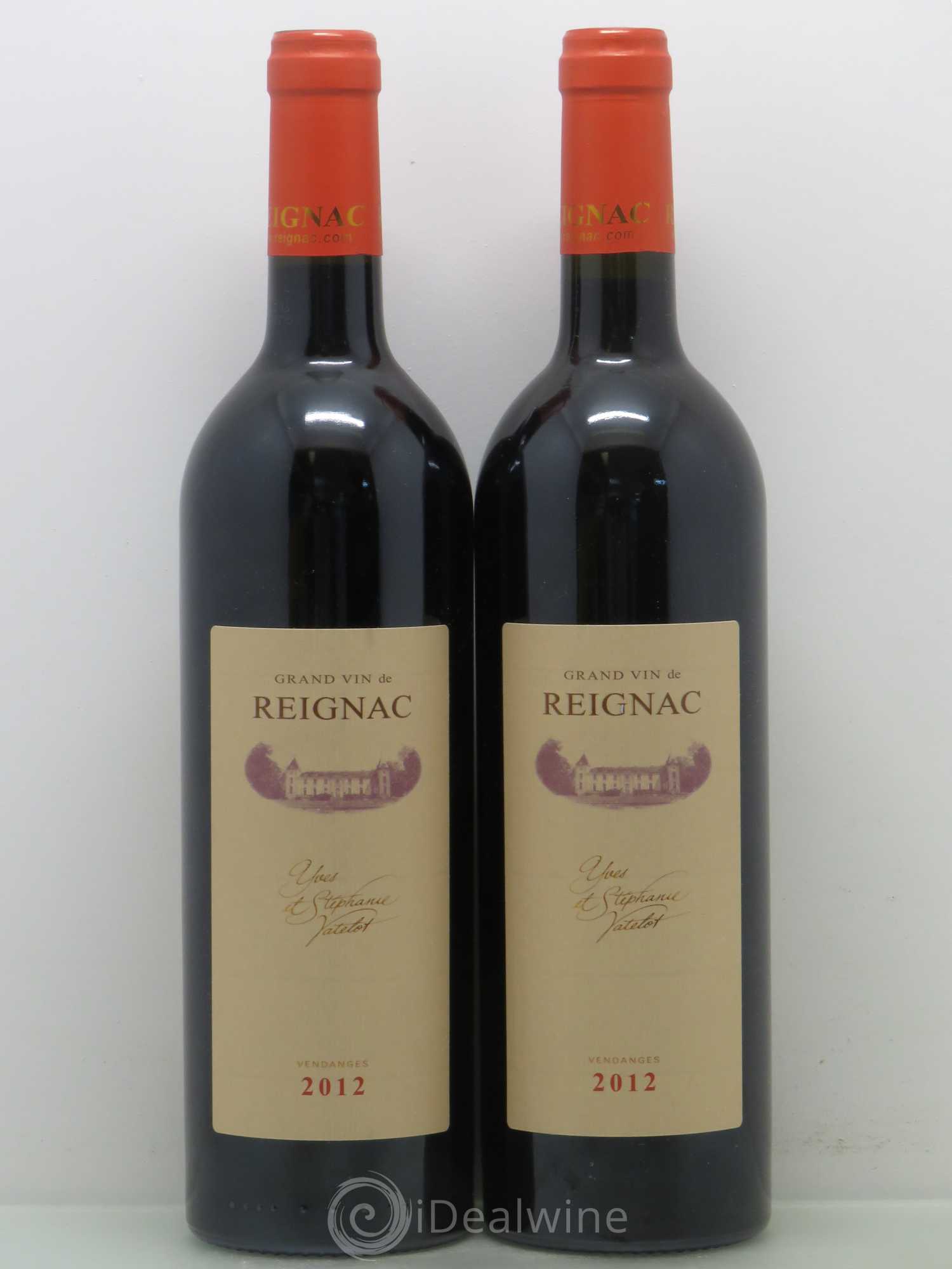 Grand vin de Reignac 2012 - Lot de 2 bouteilles - 0