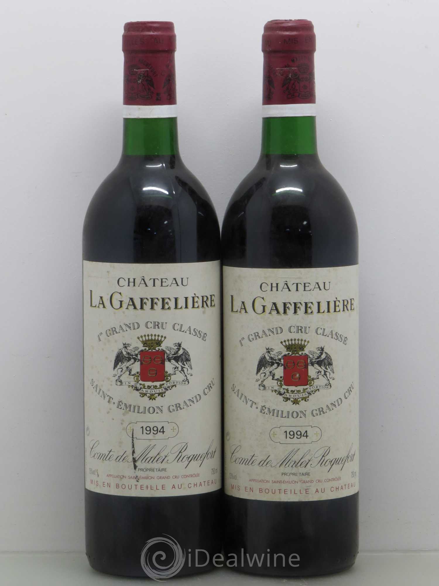 Château la Gaffelière 1er Grand Cru Classé B 1994 - Lot de 2 bouteilles - 0