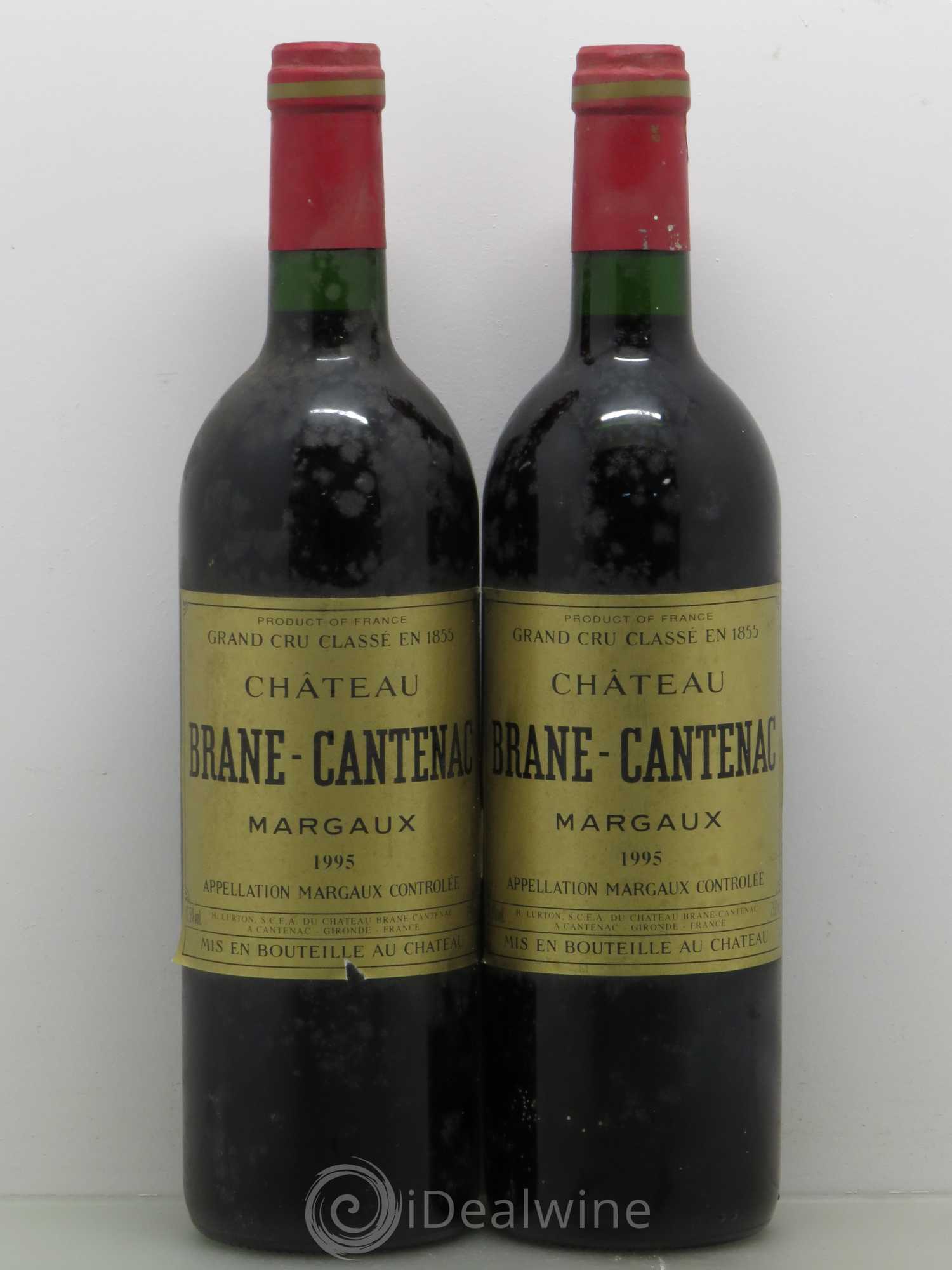Château Brane Cantenac 2ème Grand Cru Classé 1995 - Lot de 2 bouteilles - 0