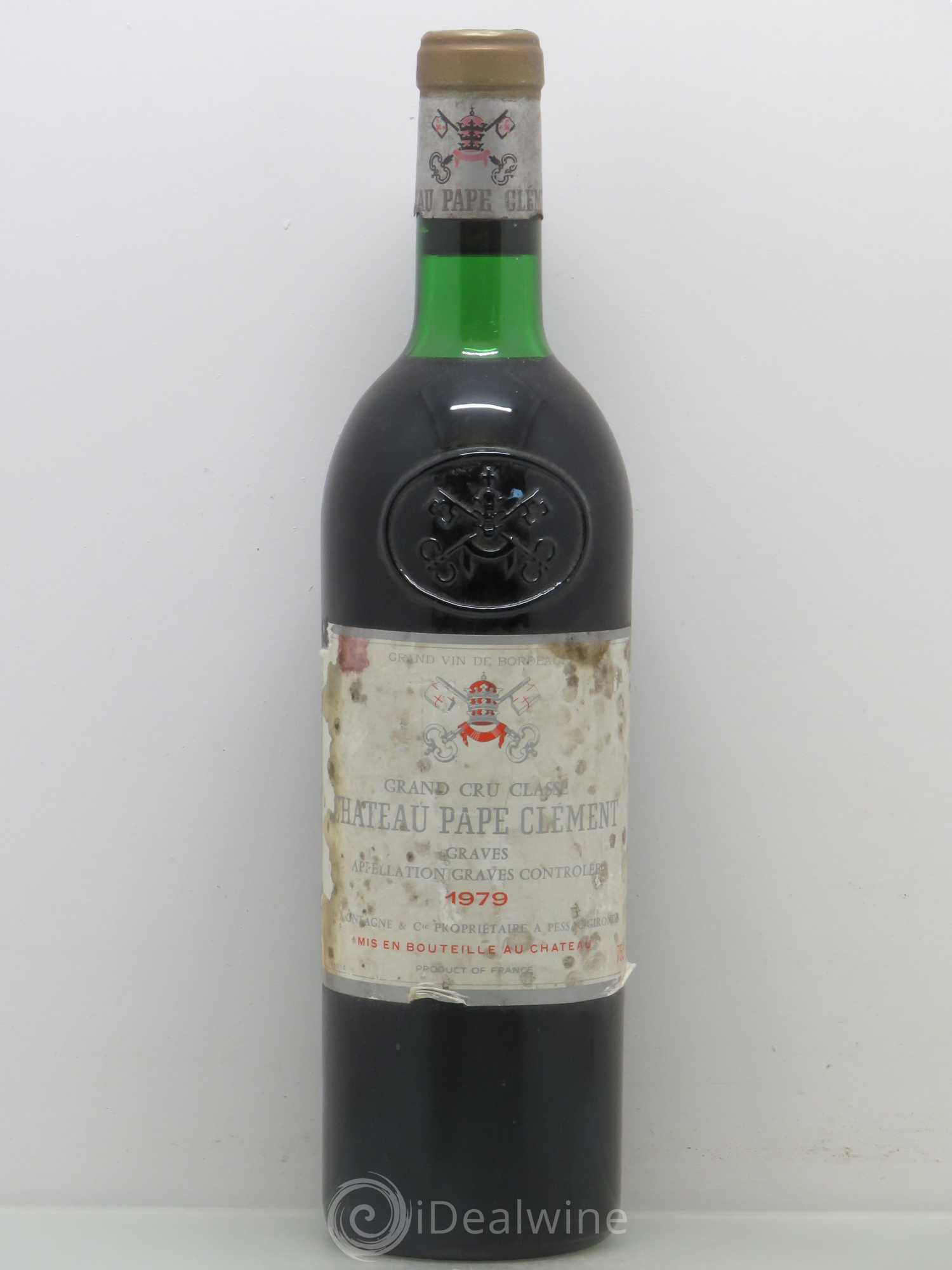 Château Pape Clément Cru Classé de Graves 1979 - Lot de 1 bouteille - 0