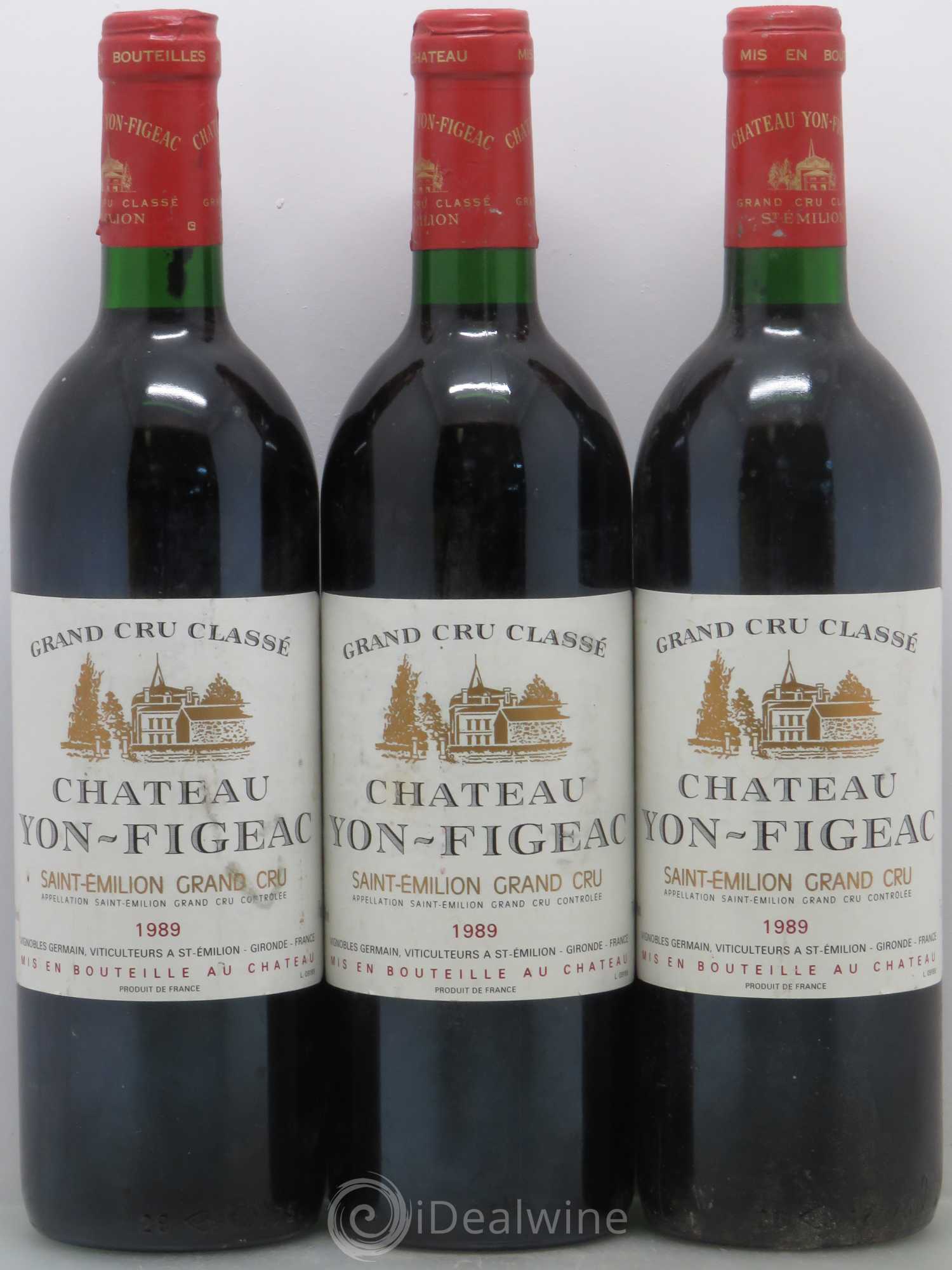 Château Yon Figeac Grand Cru Classé 1989 - Lot de 6 bouteilles - 2